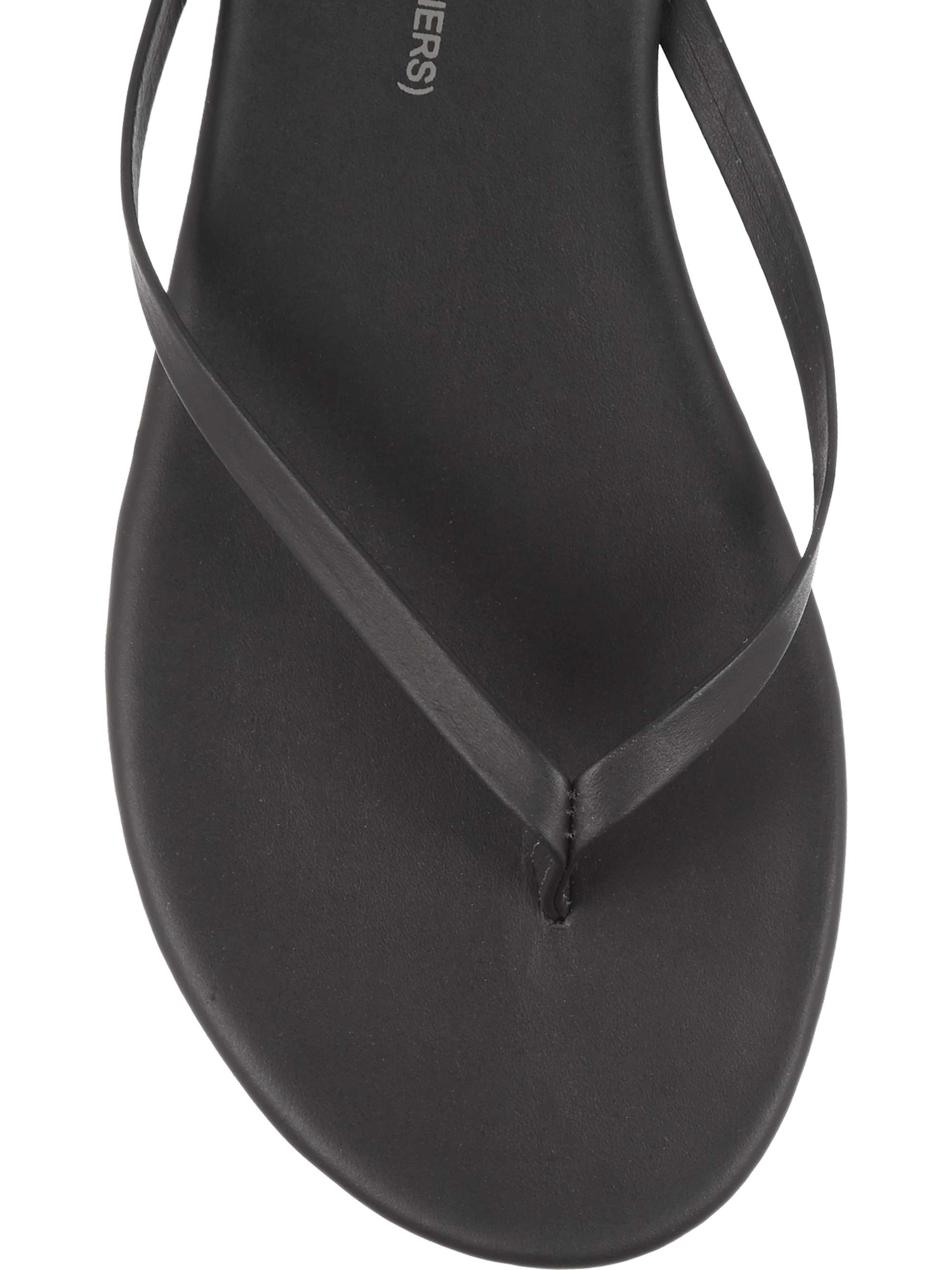 TKEES Liners matte-leather flip flops | NET-A-PORTER