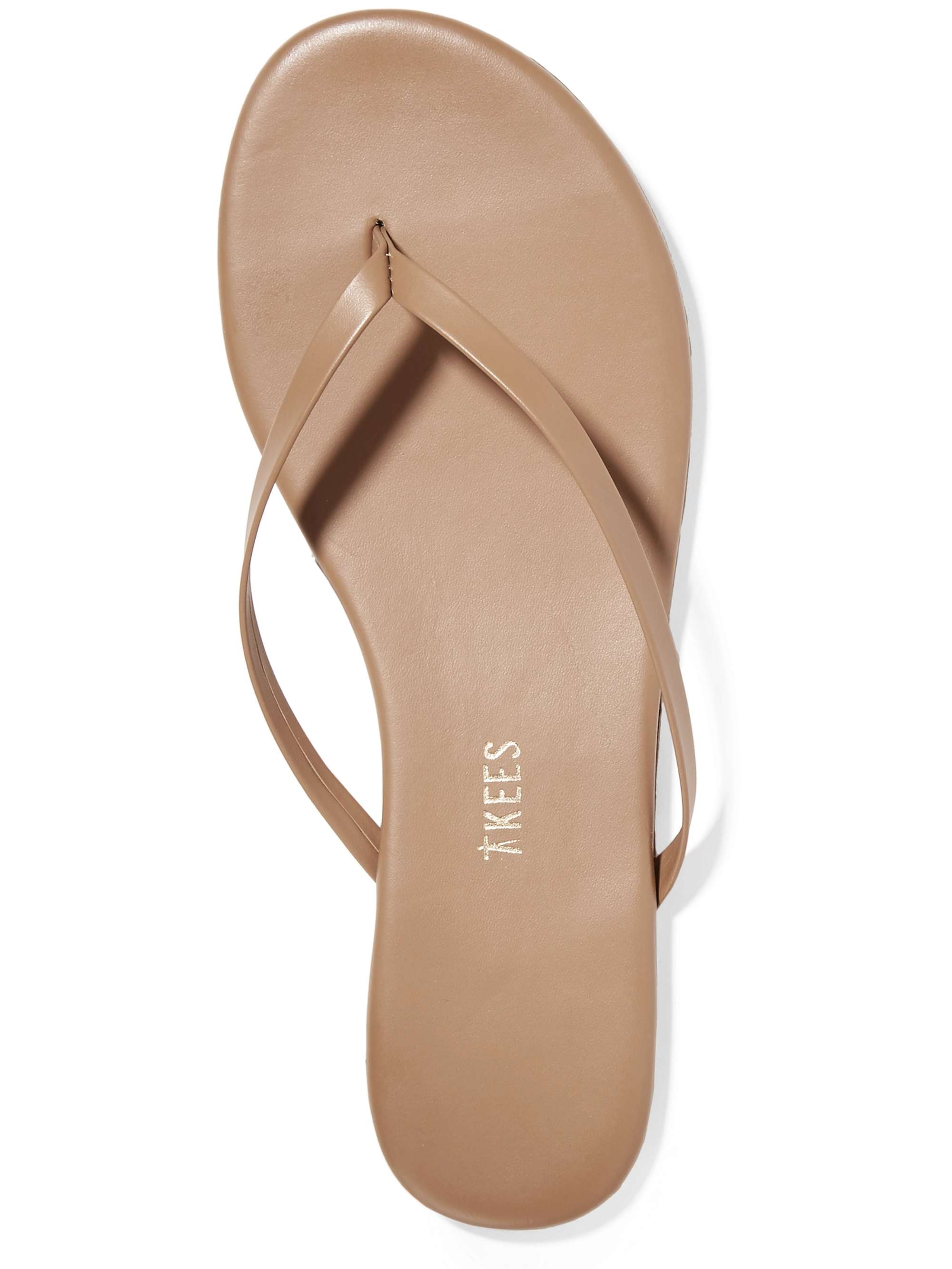 TKEES Glitters metallic suede flip flops
