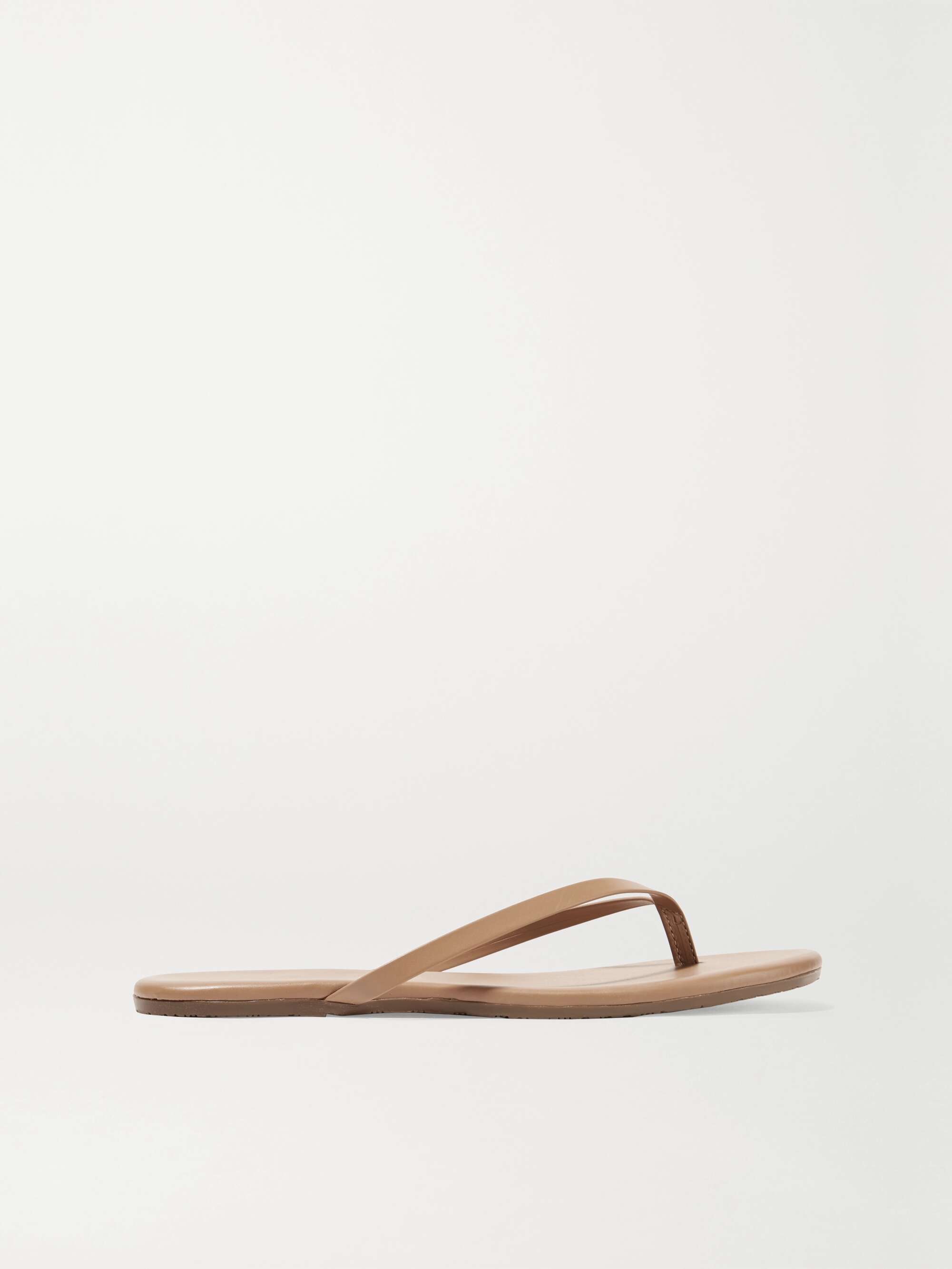 TKEES Foundations Matte leather flip flops | NET-A-PORTER