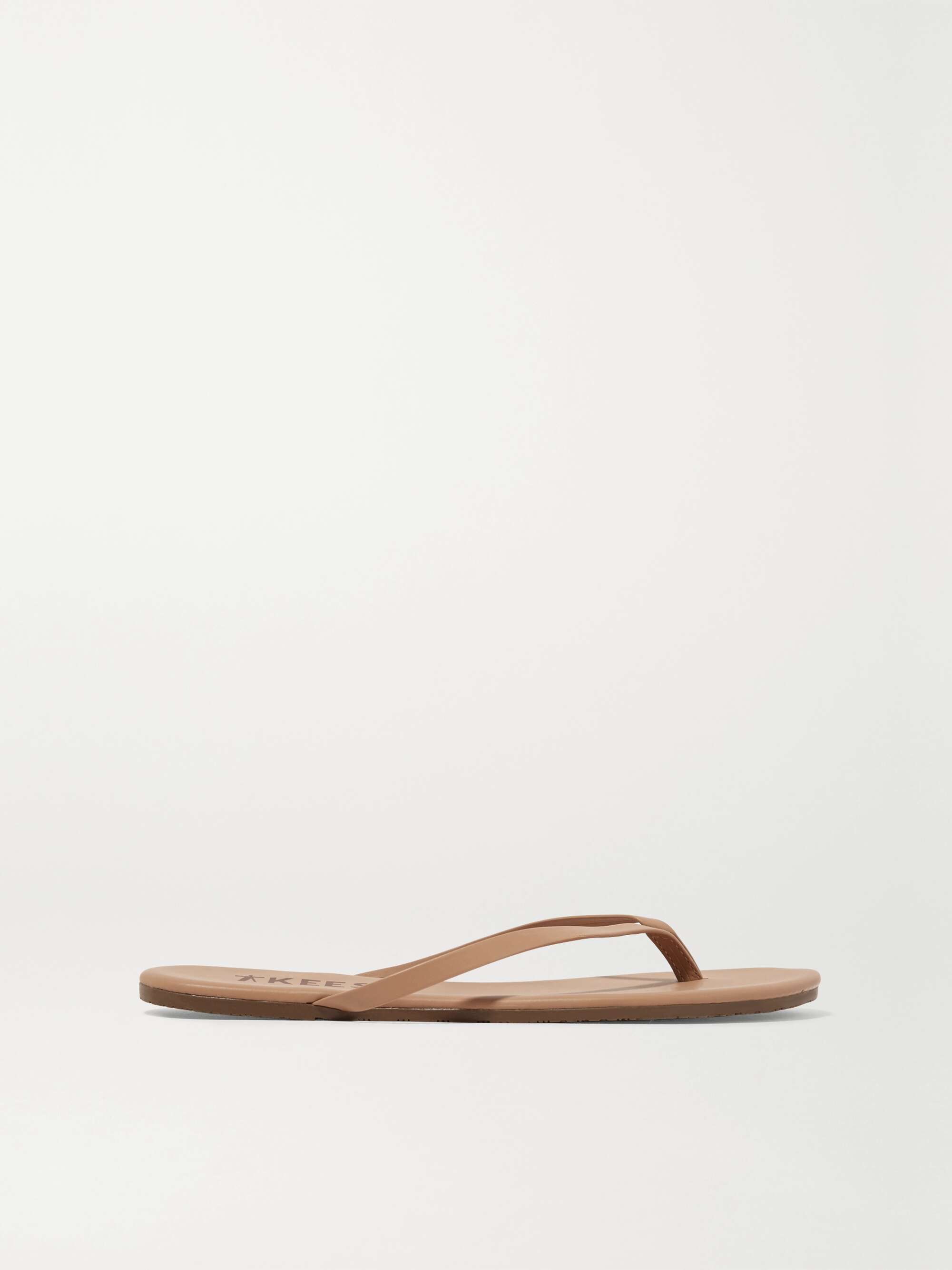 TKEES Foundations Matte leather flip flops | NET-A-PORTER