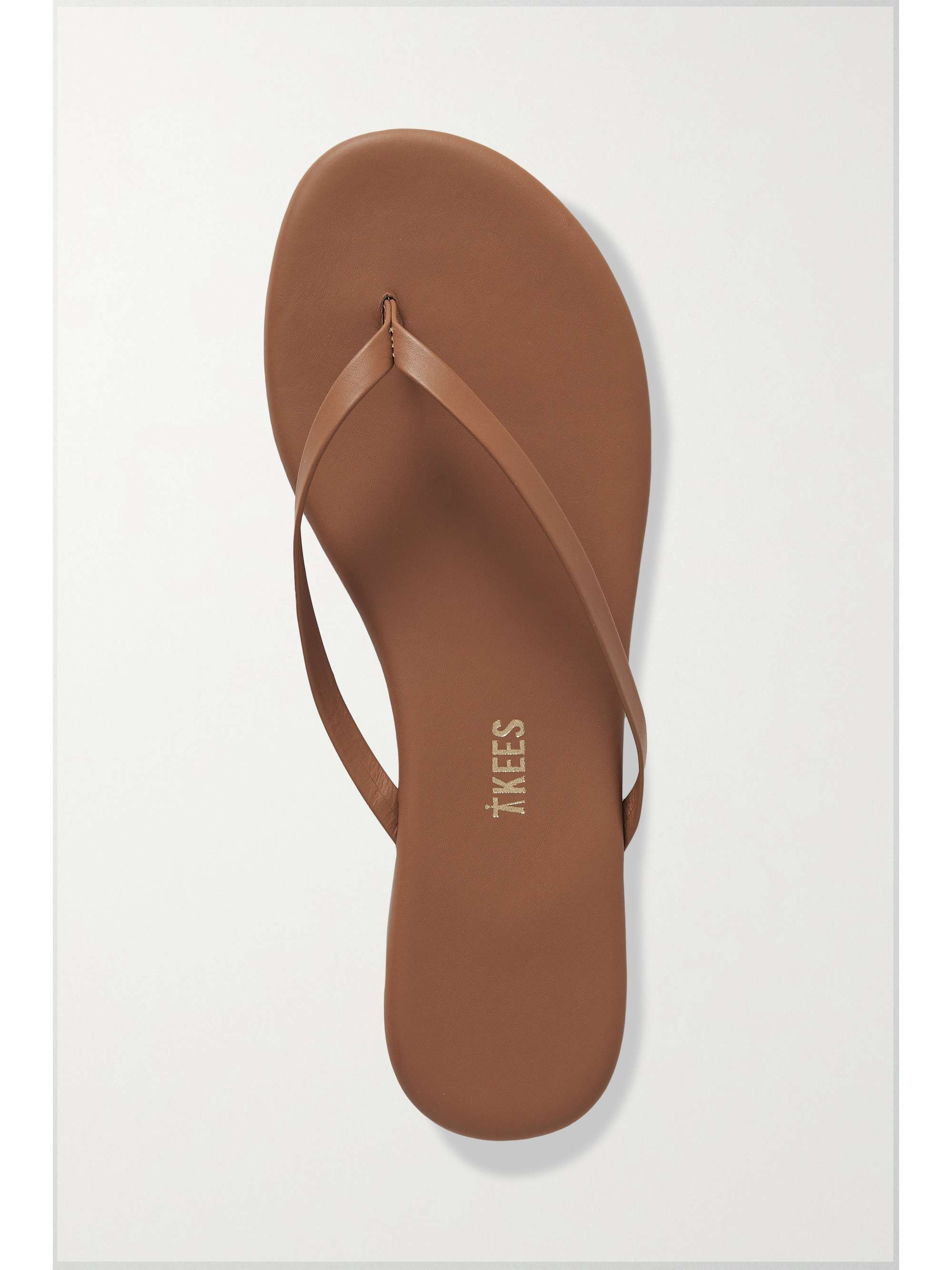 TKEES Glitters metallic suede flip flops