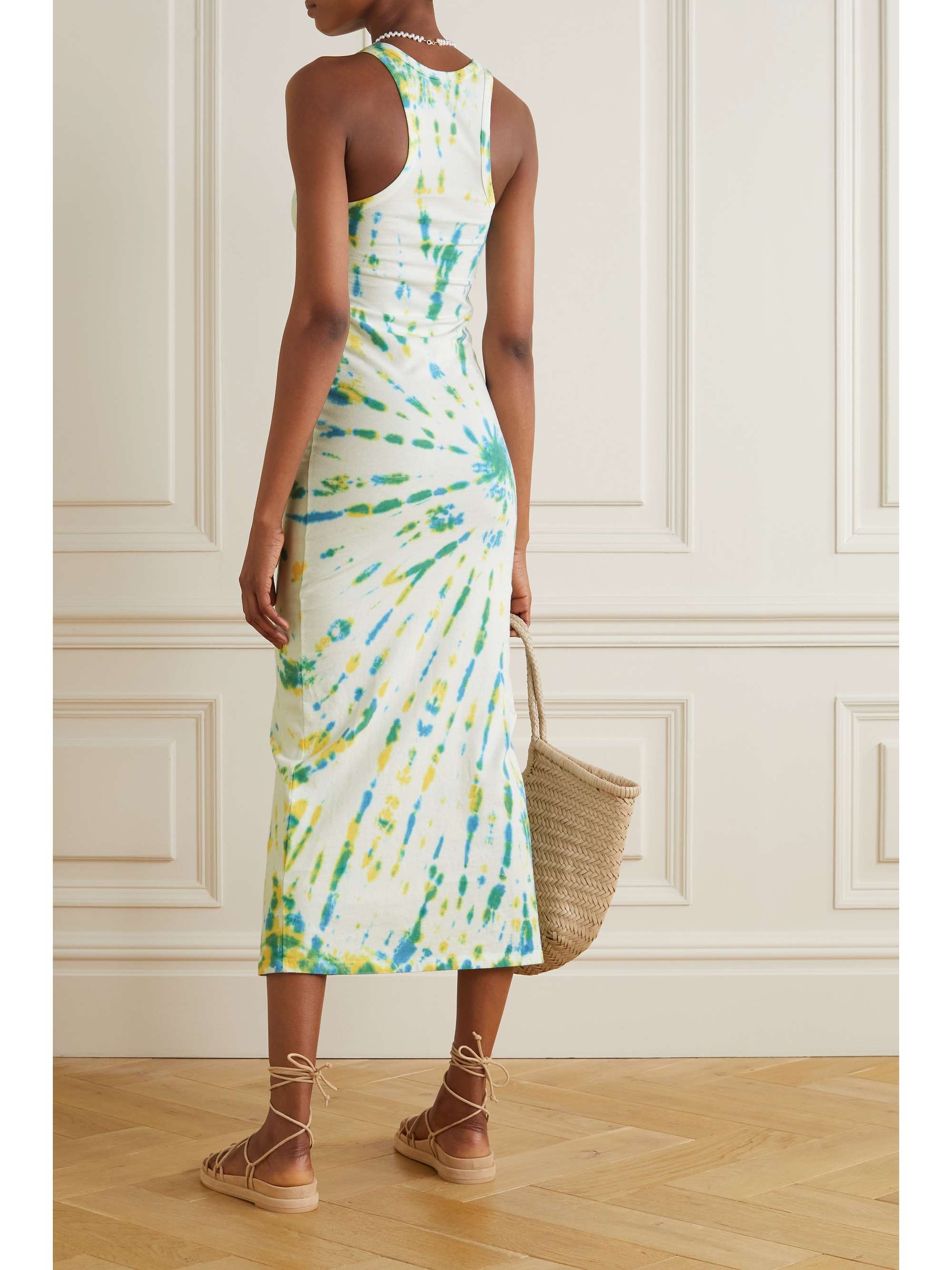 SPRWMN Tiedyed cottonjersey maxi dress NETAPORTER