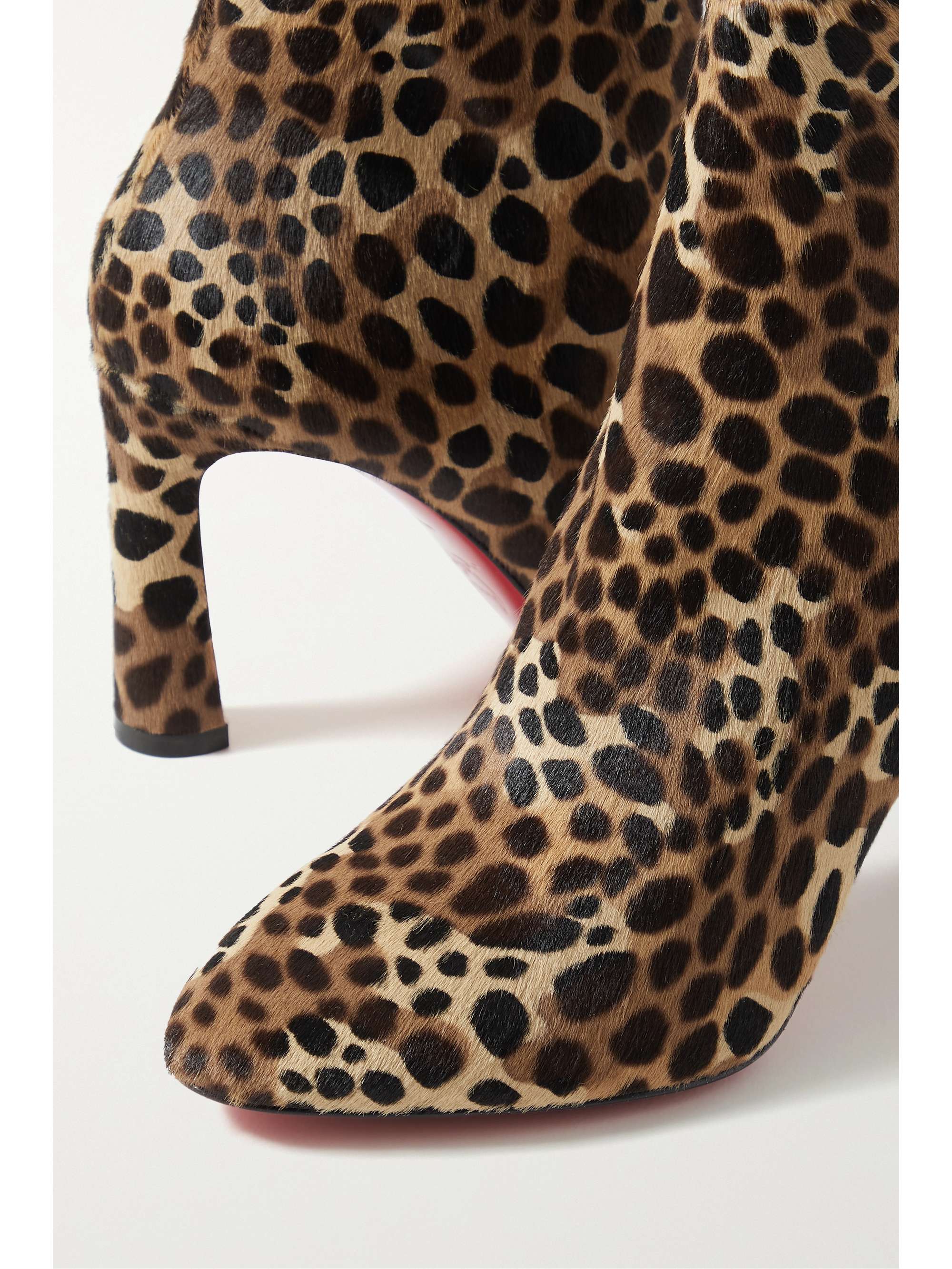 Christian Louboutin - So Kate Booty 85 Leopard-Print Calf Hair Ankle Boots - Animal Print - IT38 - Net A Porter