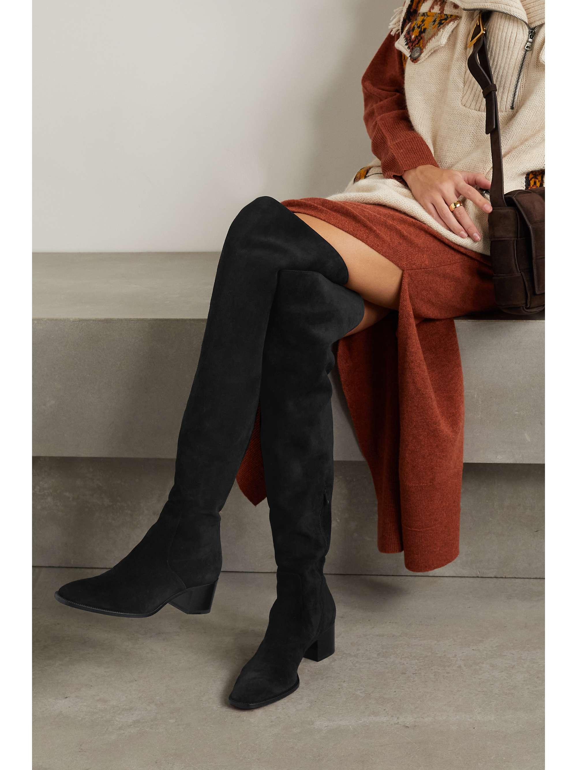 christian louboutin over the knee boots