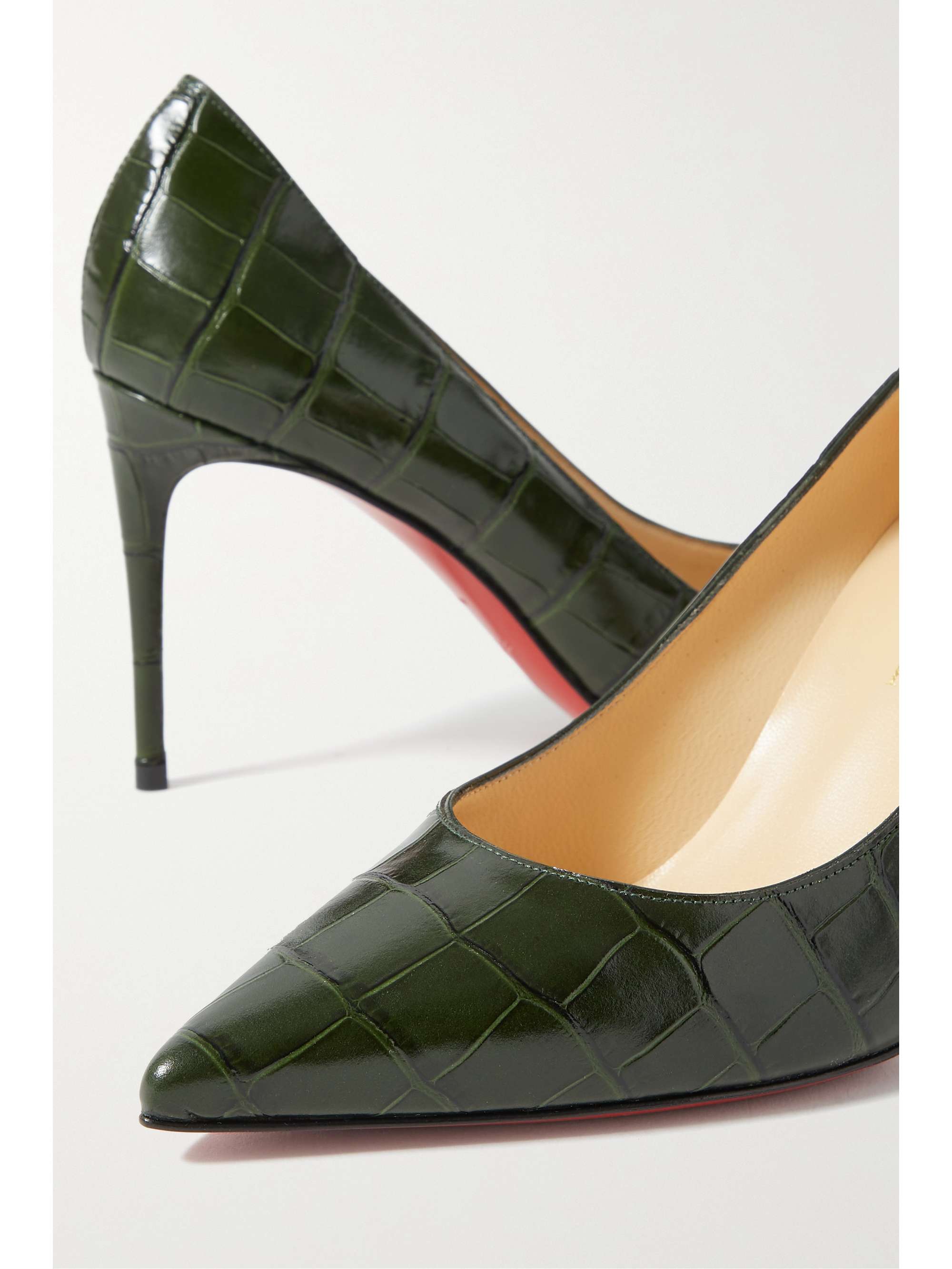 CHRISTIAN LOUBOUTIN Kate 85 suede pumps
