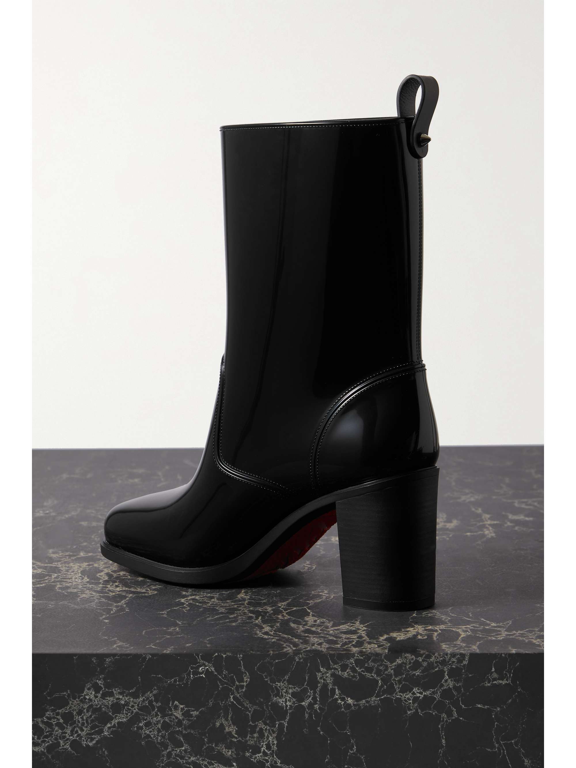 Black Loubirain 70 PVC ankle boots 