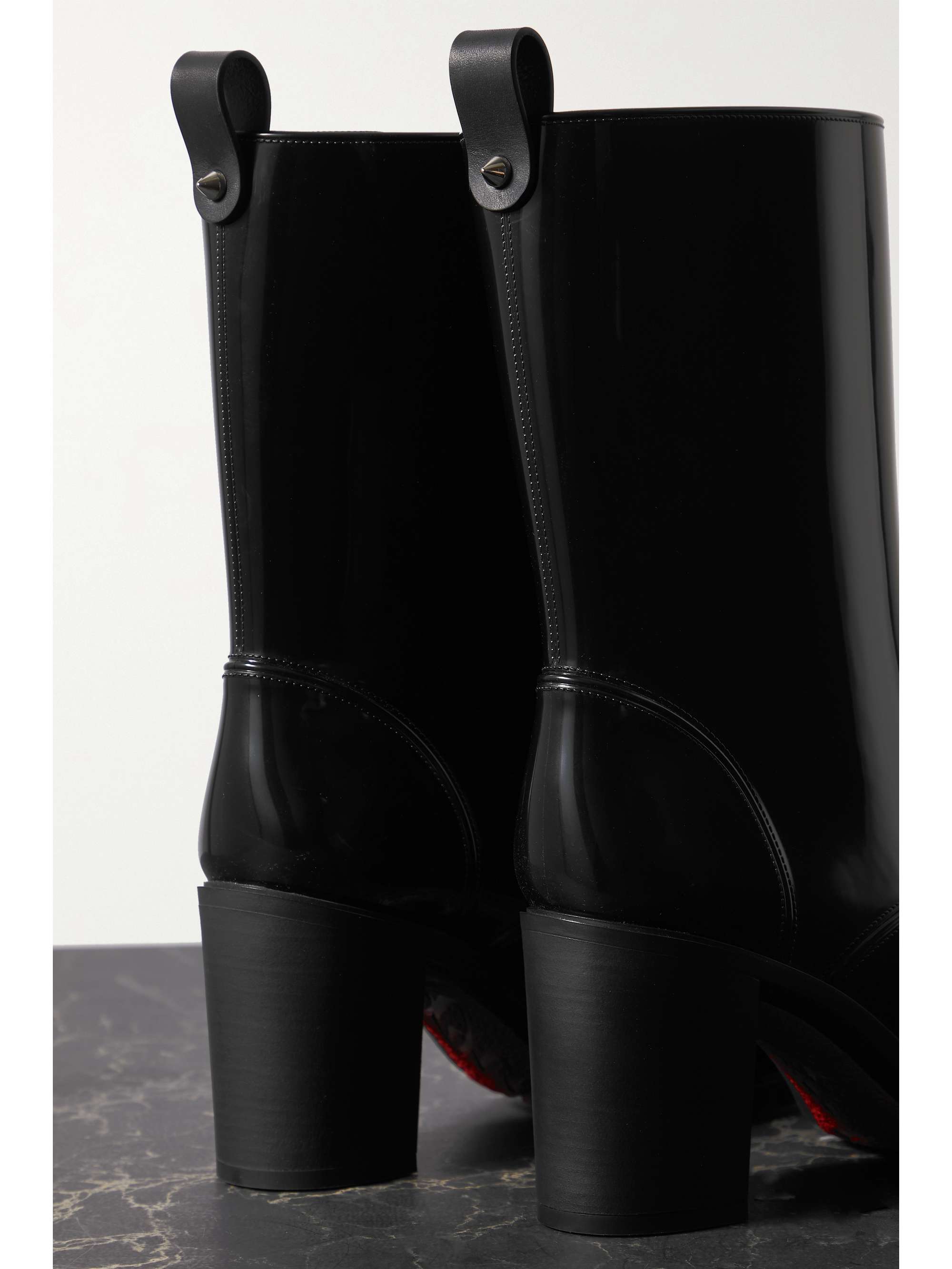 Black Loubirain 70 PVC ankle boots 