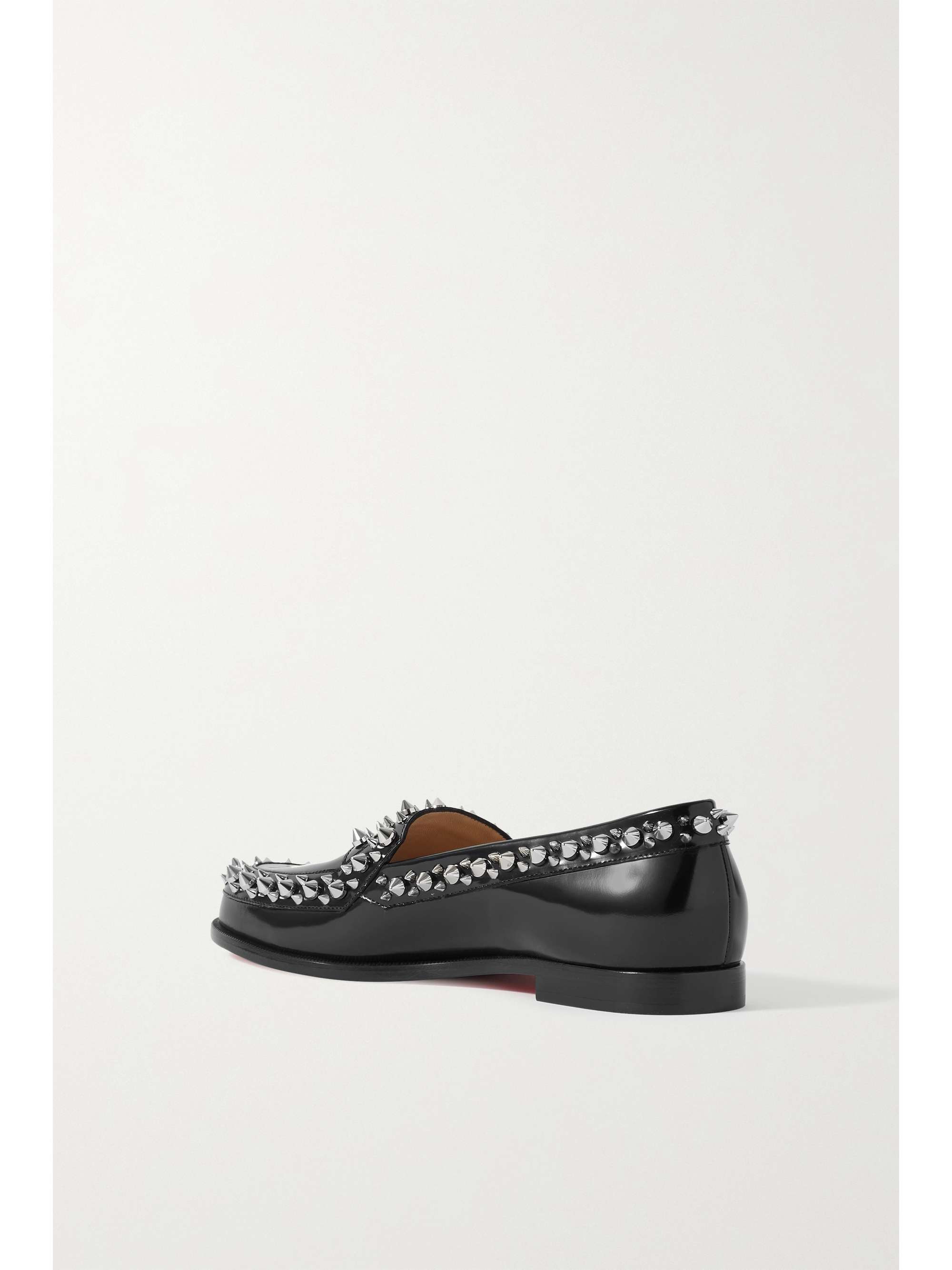 louboutin loafers spikes