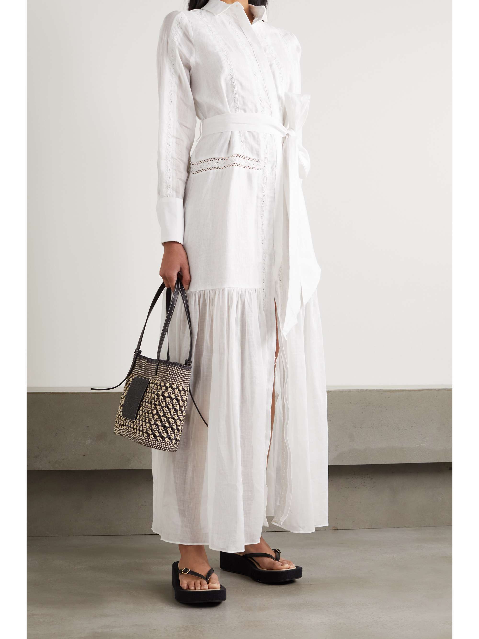 maxi white shirt