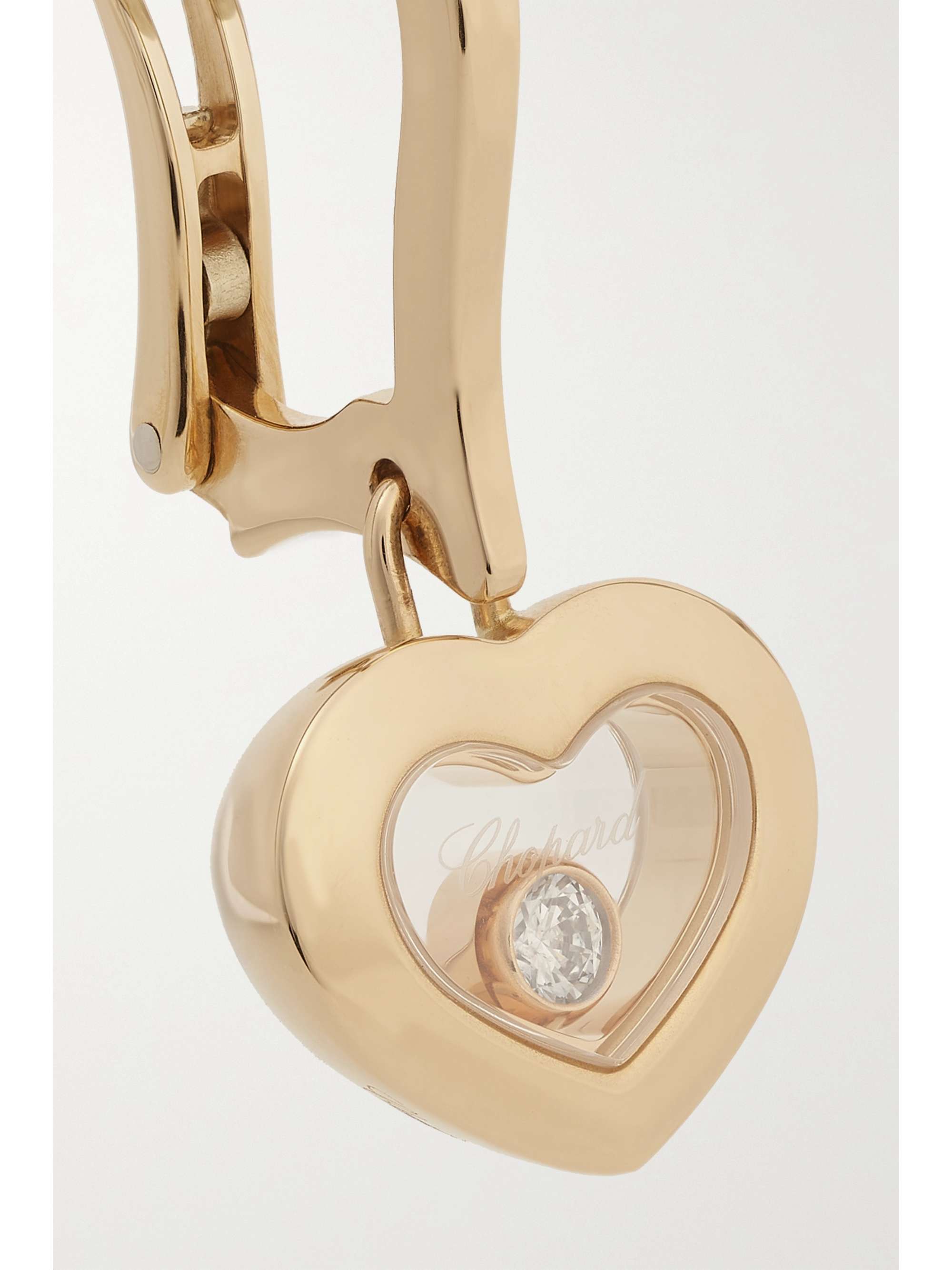chopard happy diamond heart earrings