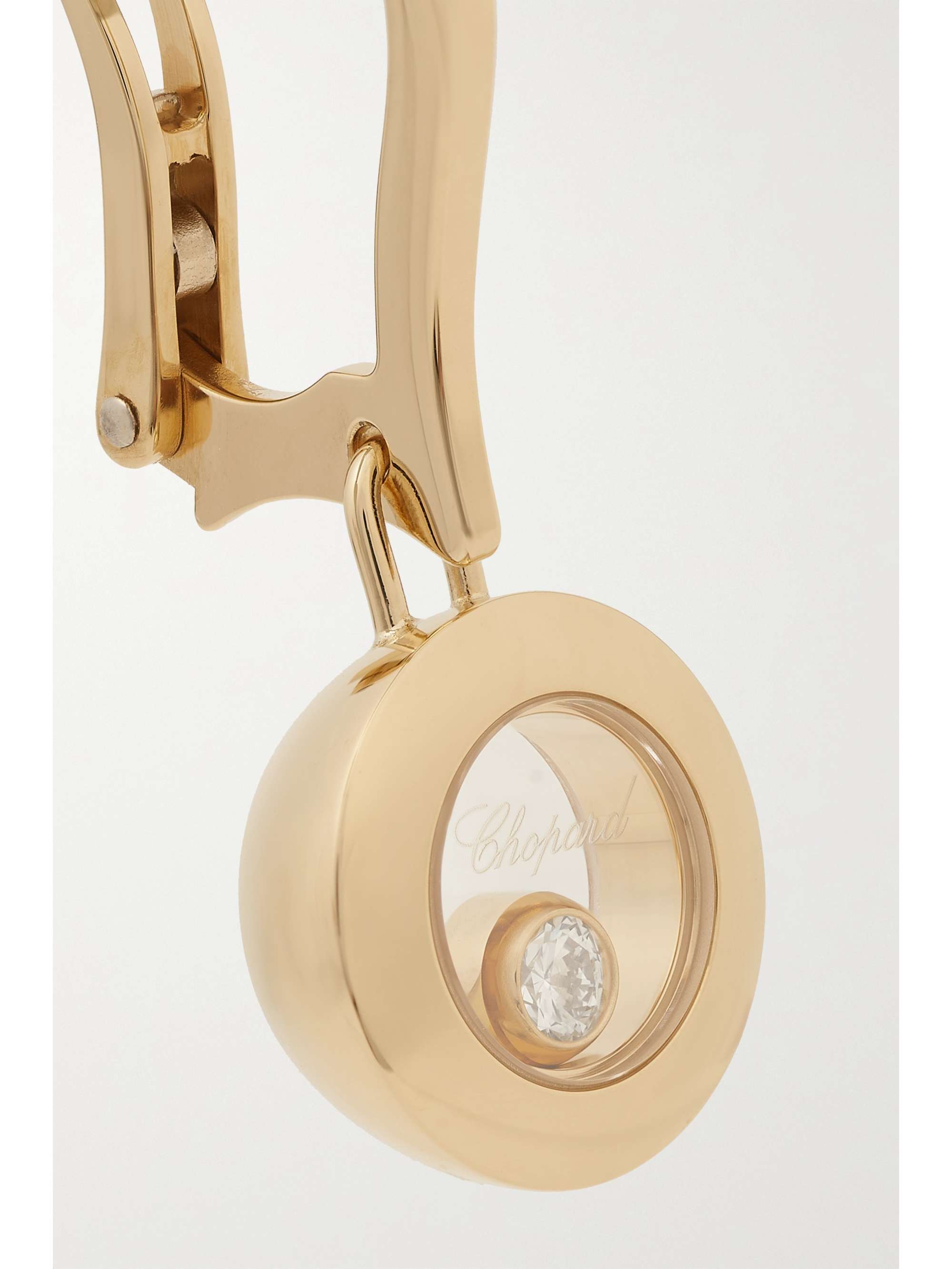 CHOPARD Happy Diamonds 18-karat gold diamond earrings