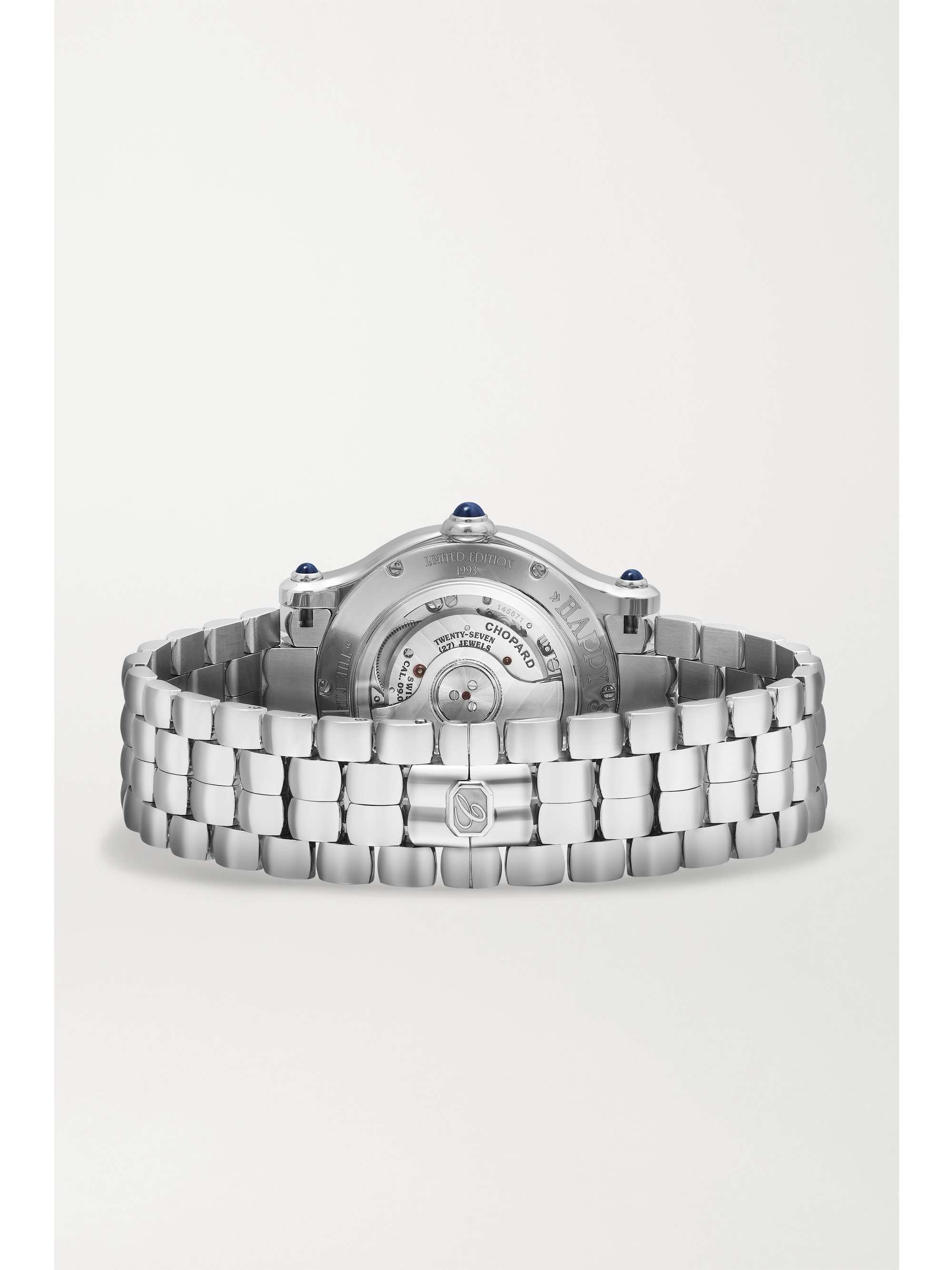 CHOPARD Happy Sport Limited Edition Automatic 33 mm Uhr aus Edelstahl mit Diamanten