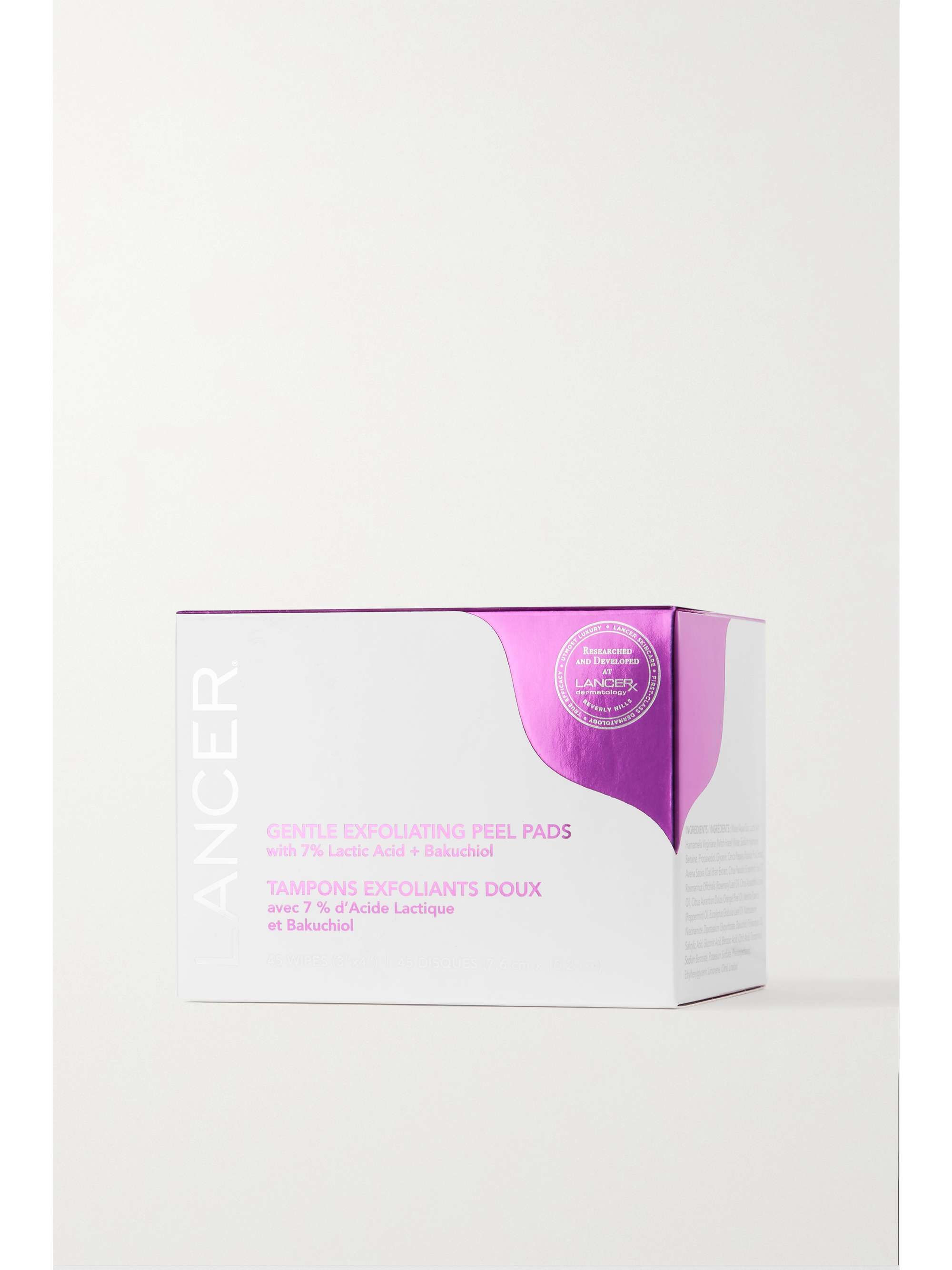 LANCER Gentle Exfoliating Peel Pads - 45 pads