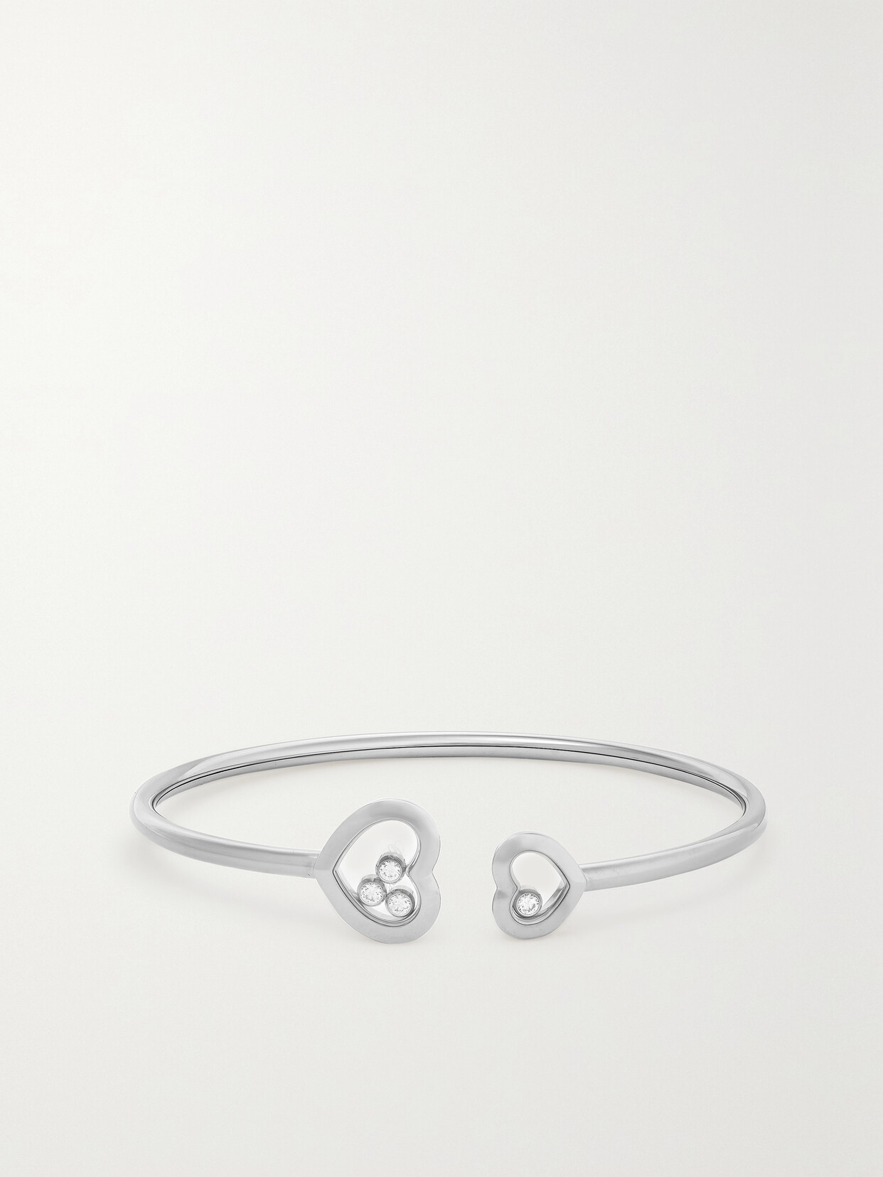Chopard Happy Diamonds 18-karat White Gold Diamond Cuff - M