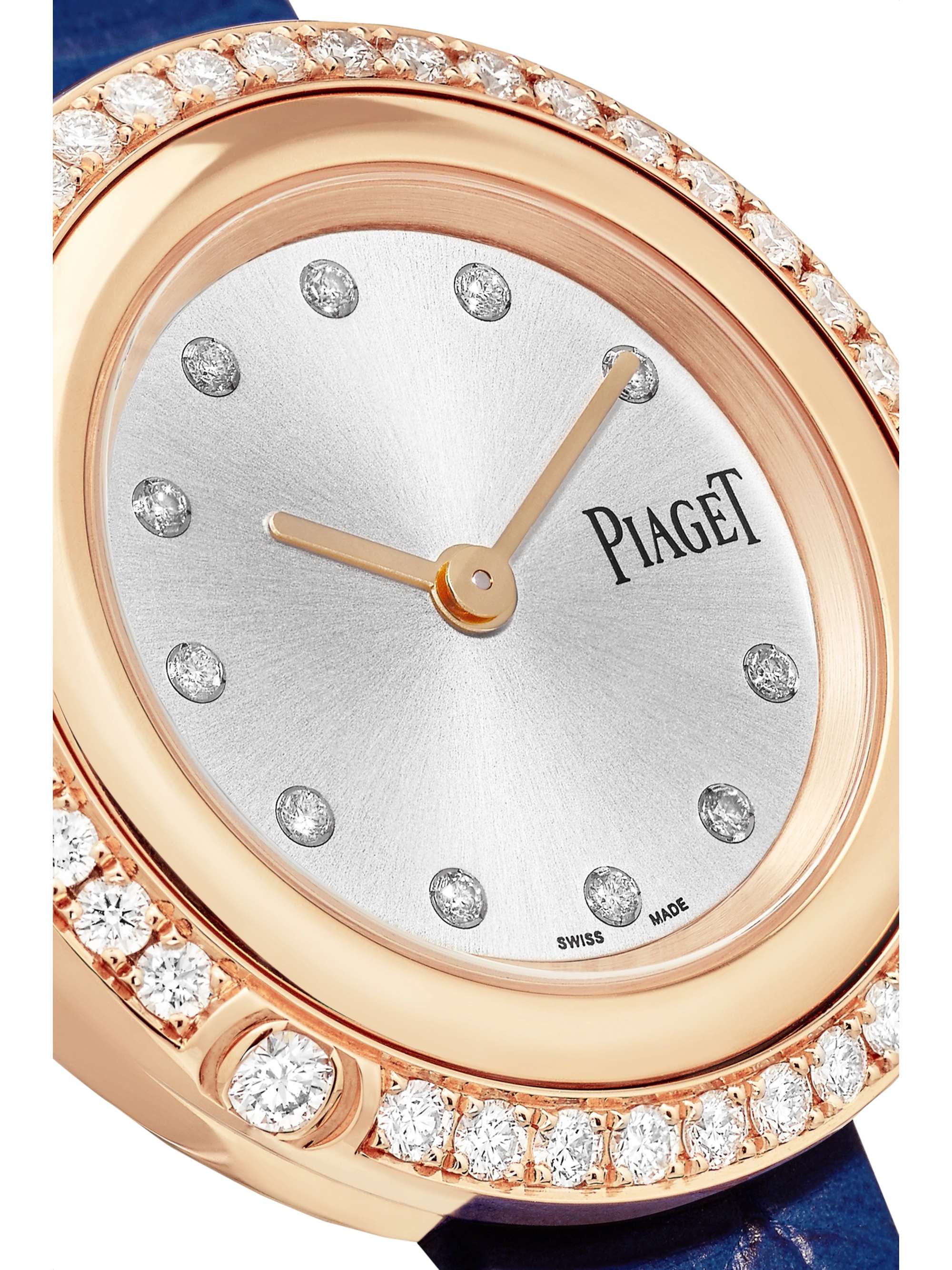 PIAGET Possession 29mm 18-karat rose gold, alligator, diamond and ruby watch