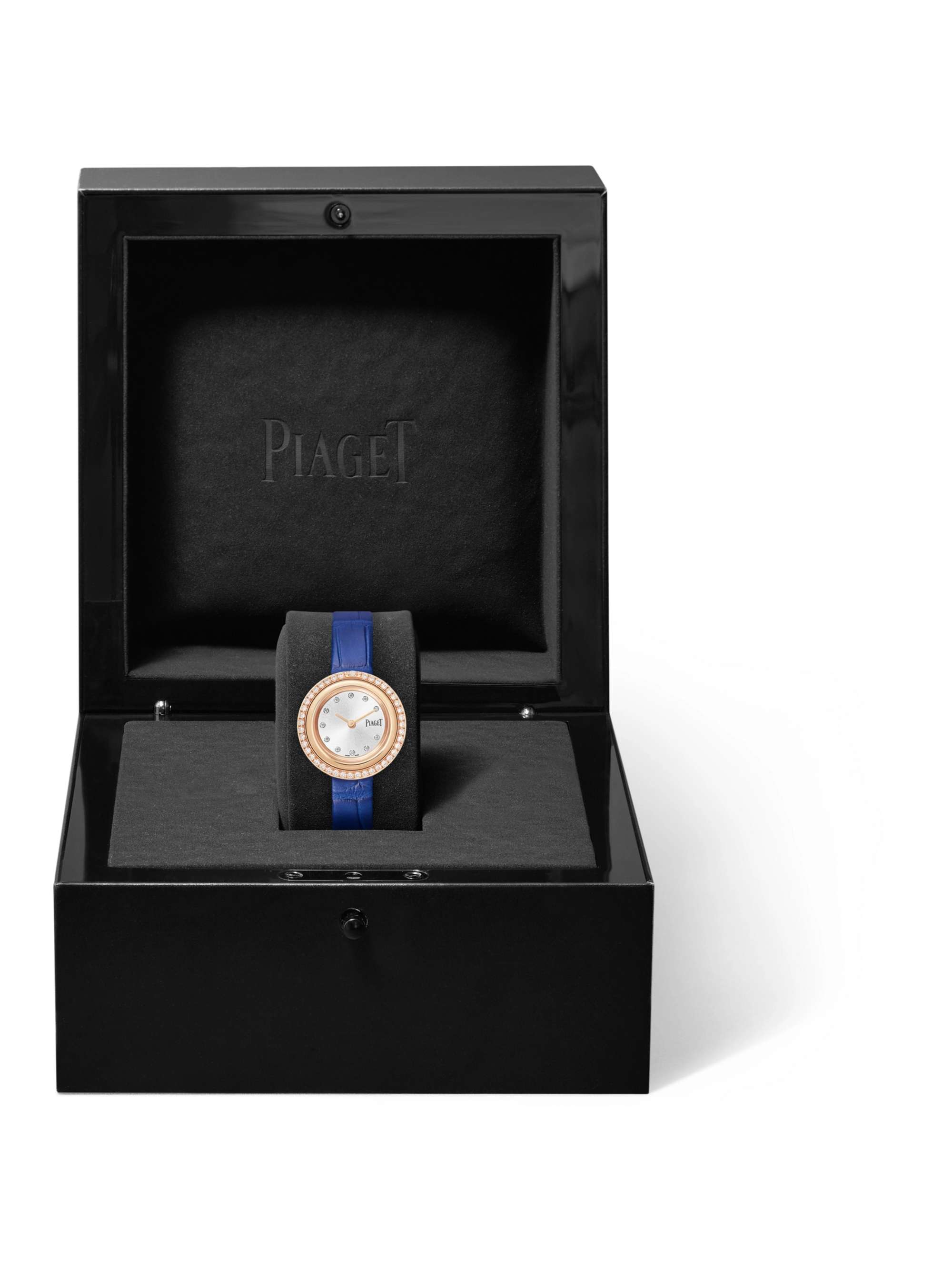 PIAGET Possession 29mm 18-karat rose gold, alligator, diamond and ruby watch
