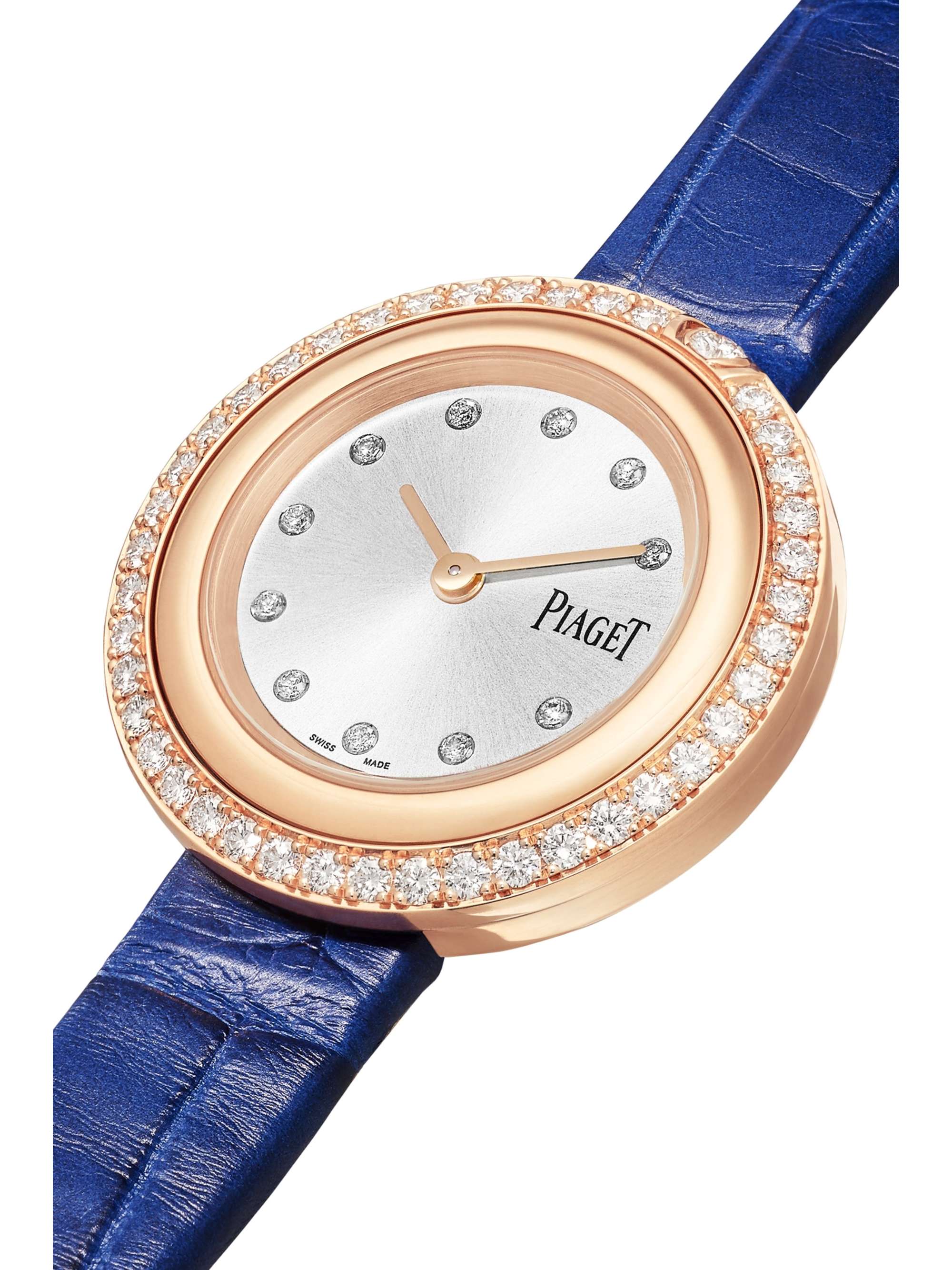 PIAGET Possession 29mm 18-karat rose gold, alligator, diamond and ruby watch