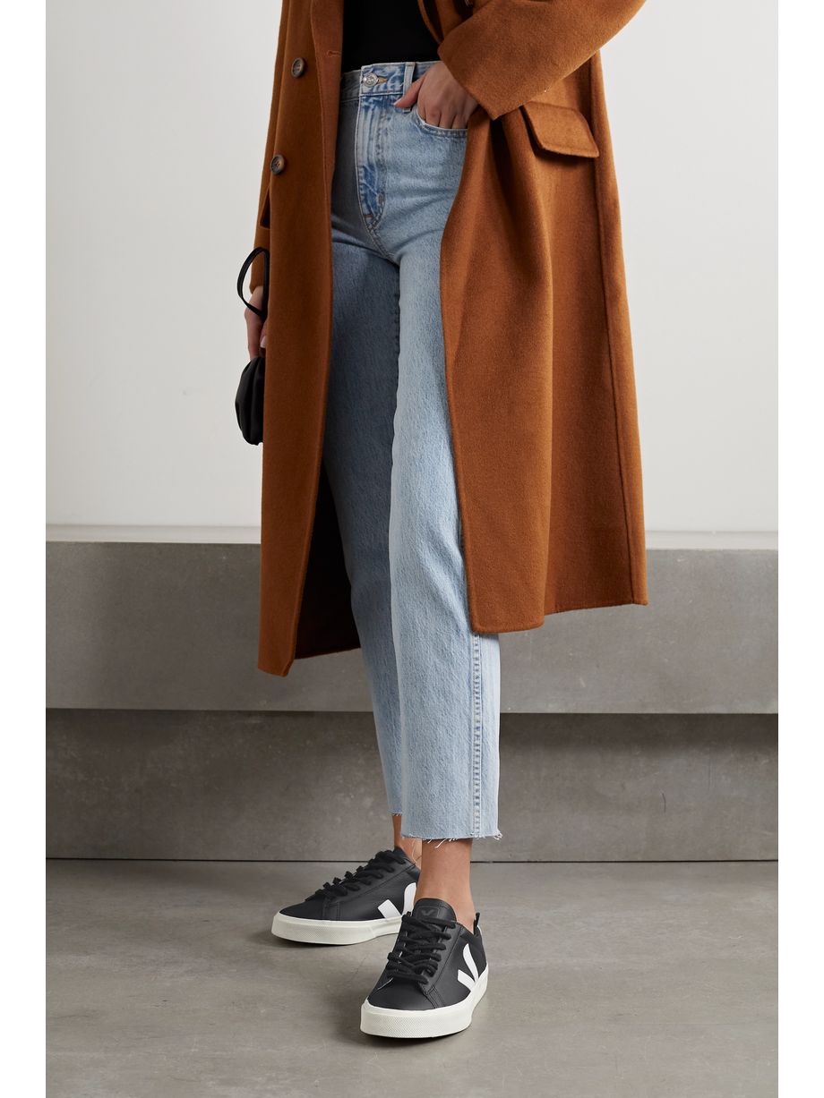 veja campo leather sneakers black