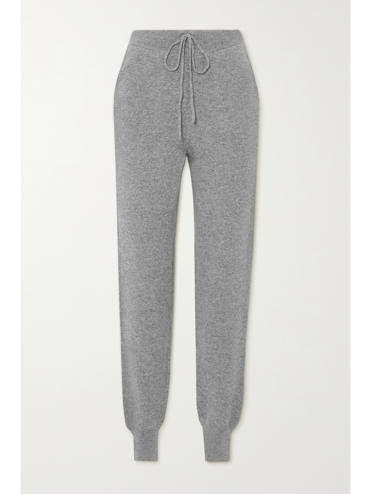 LOULOU STUDIO MADDALENA MÉLANGE CASHMERE TRACK PANTS