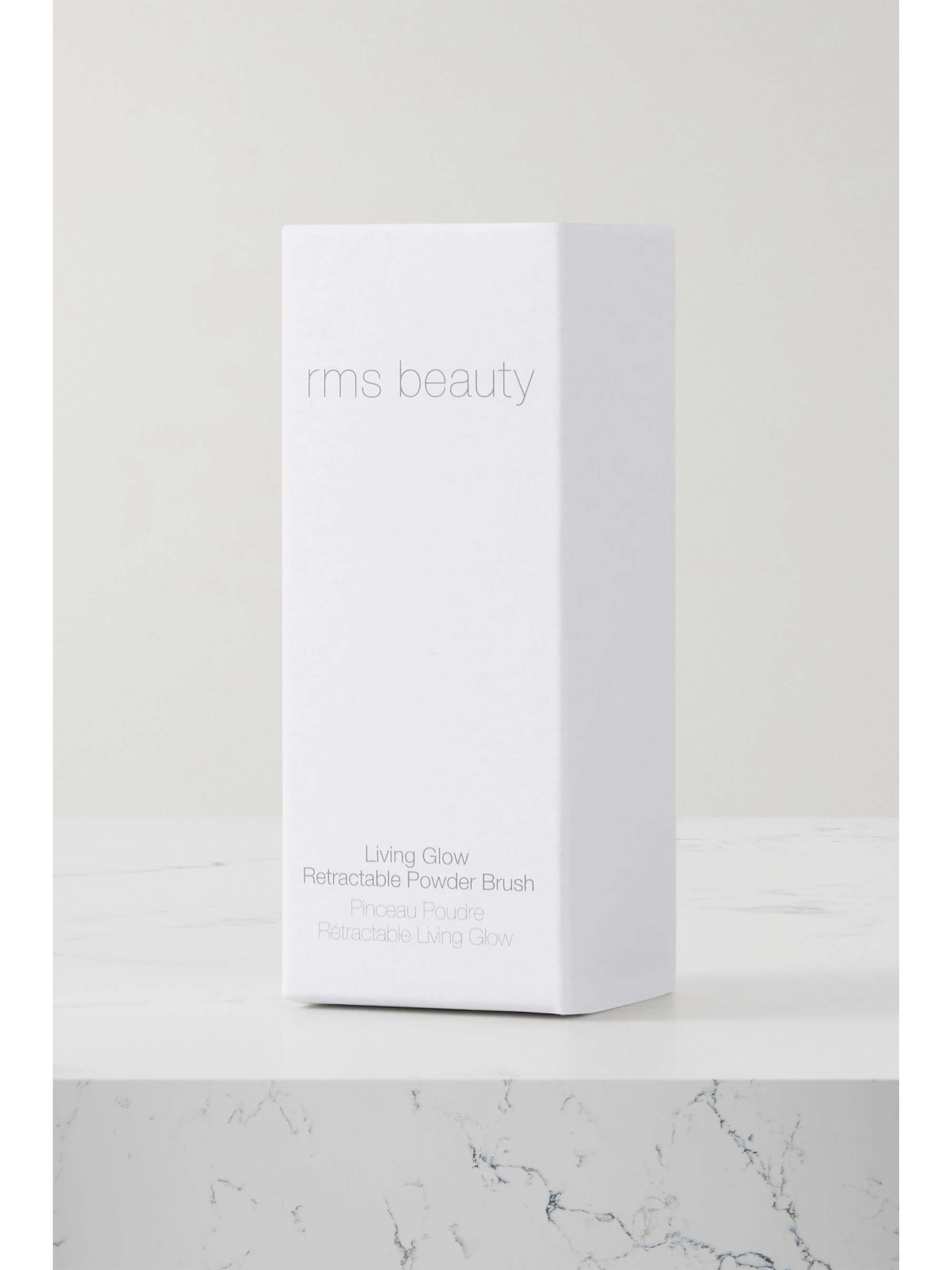 RMS BEAUTY Pinceau poudre visage et corps rétractable Living Glow