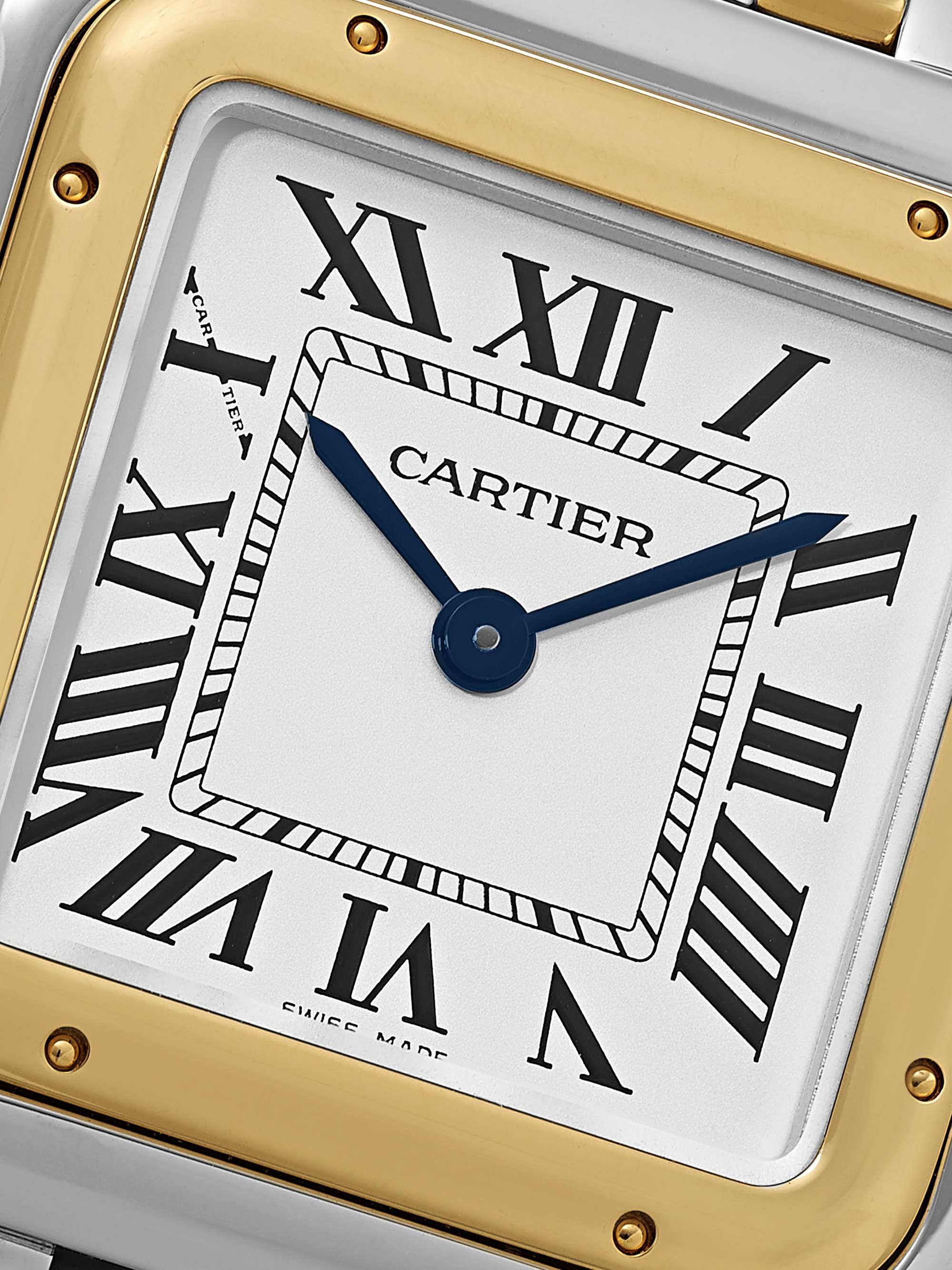 CARTIER INVISIBLE PID - Panthère de Cartier 27mm medium 18-karat gold and stainless steel watch