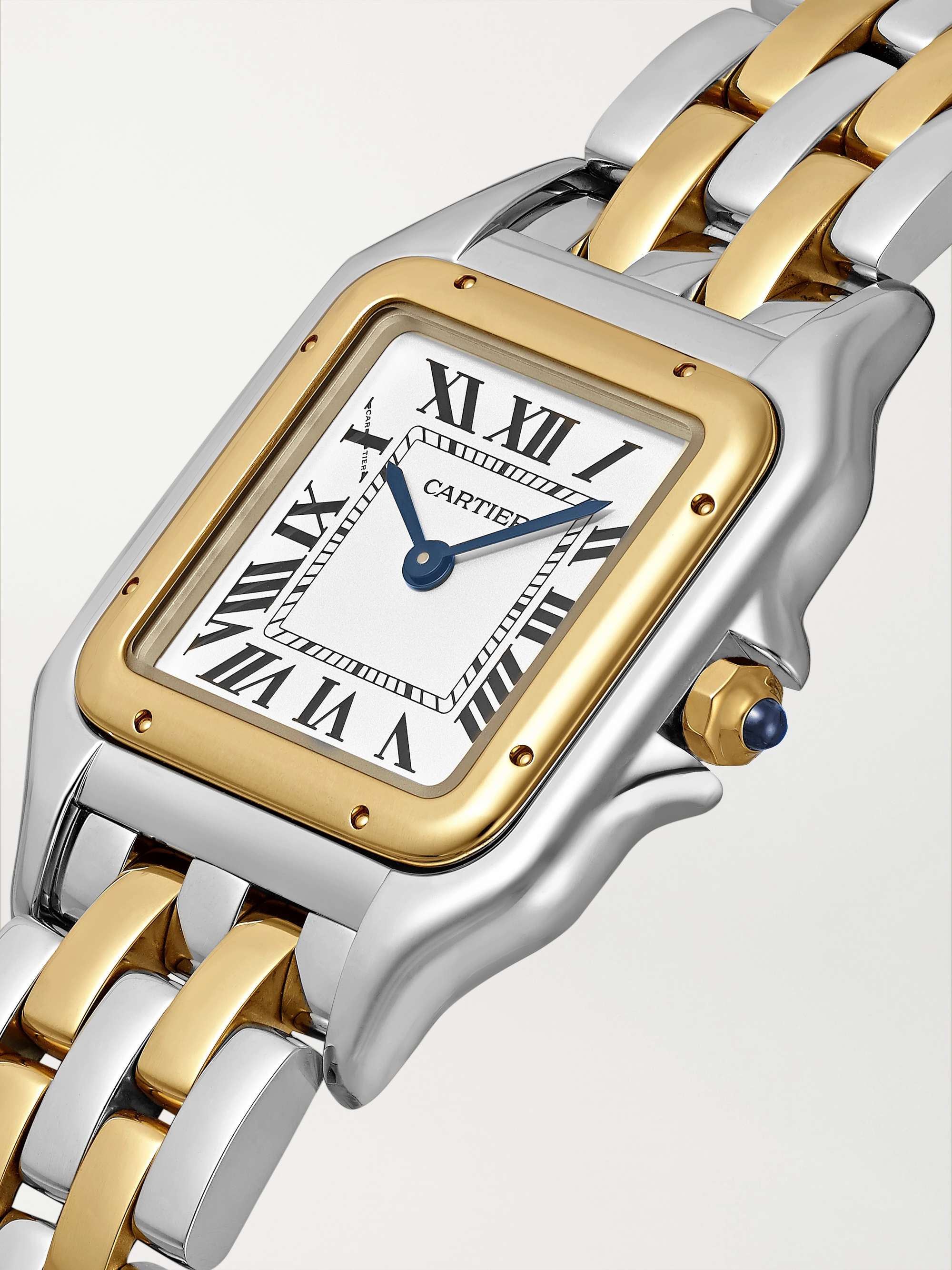 CARTIER INVISIBLE PID - Panthère de Cartier 27mm medium 18-karat gold and stainless steel watch