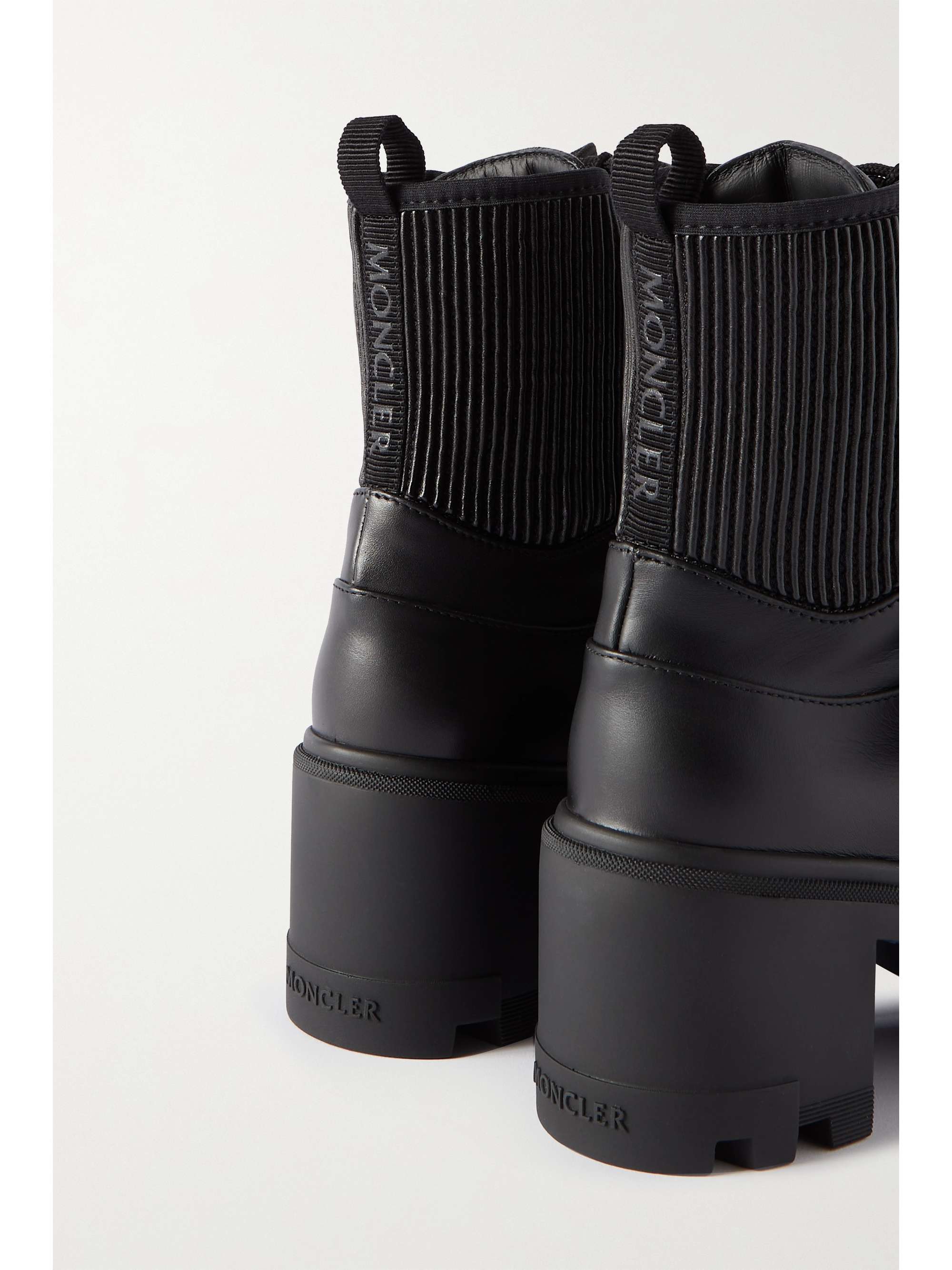 MONCLER Caroline leather ankle boots