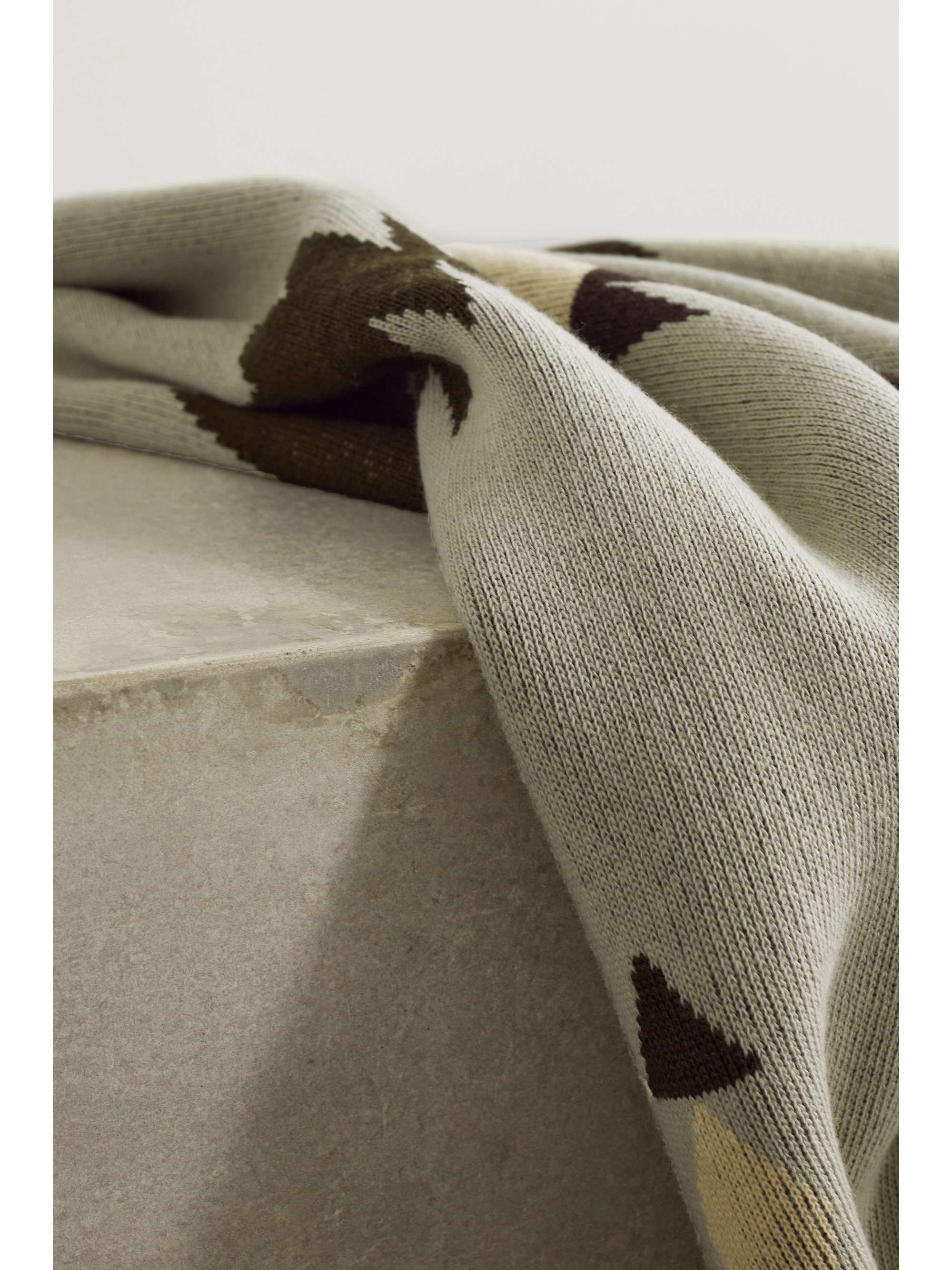 ALANUI Icon wool-jacquard blanket