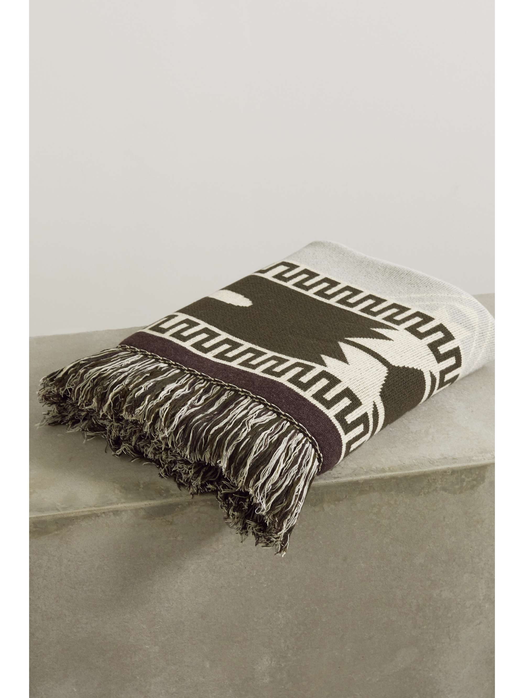 ALANUI Icon wool-jacquard blanket