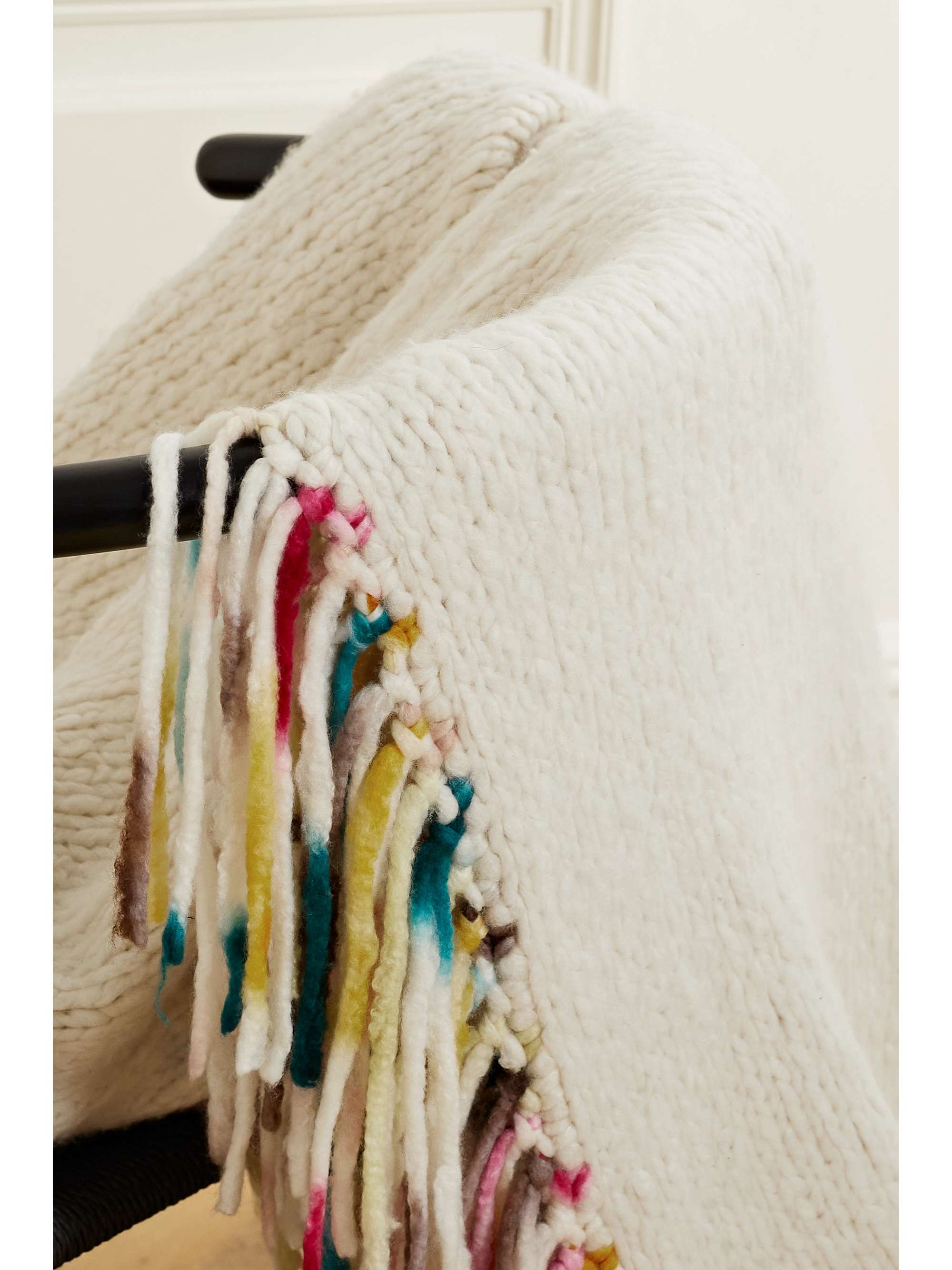 GABRIELA HEARST Annie small fringed cashmere blanket