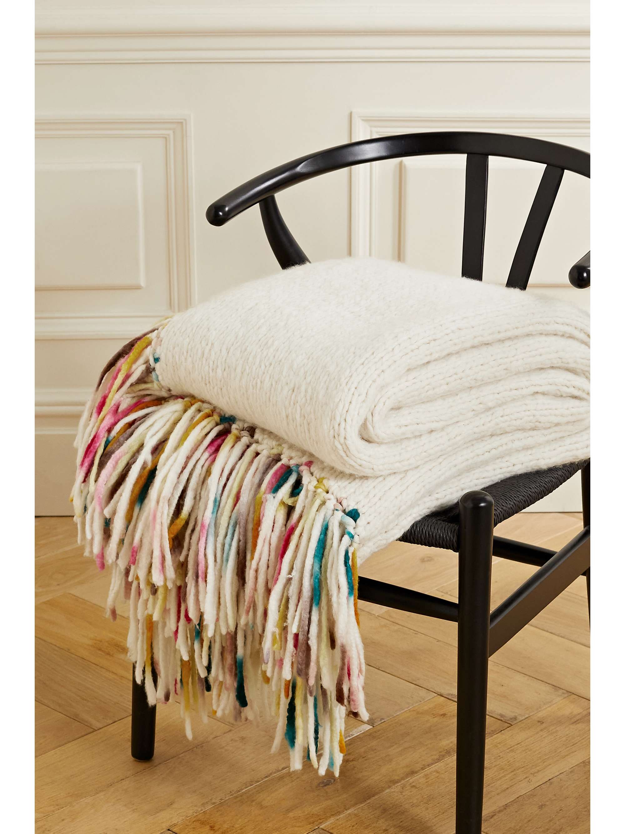 GABRIELA HEARST Annie small fringed cashmere blanket