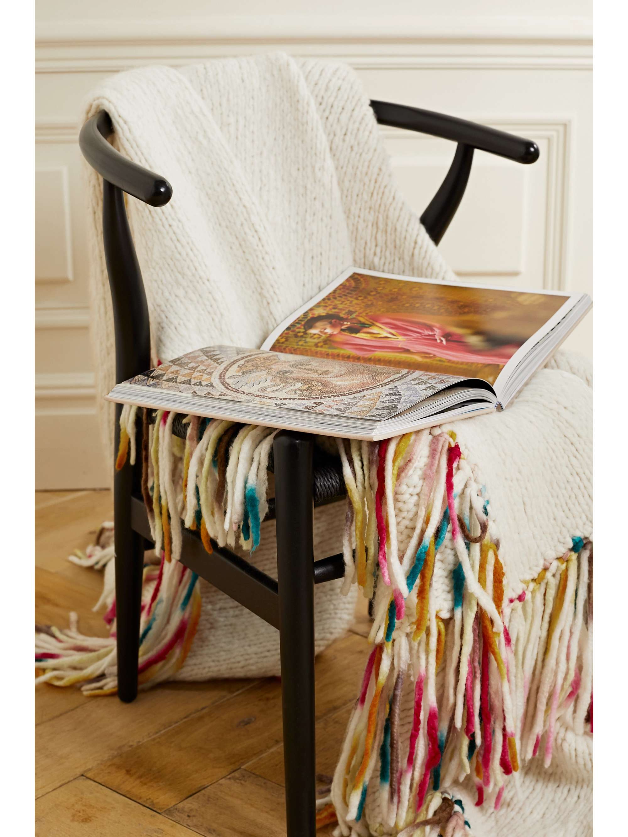 GABRIELA HEARST Annie small fringed cashmere blanket
