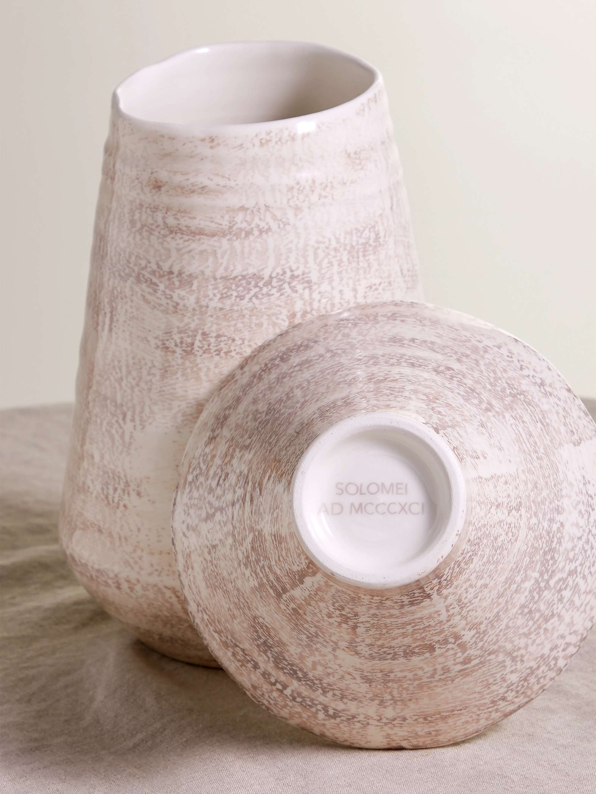 BRUNELLO CUCINELLI Glazed ceramic bowl