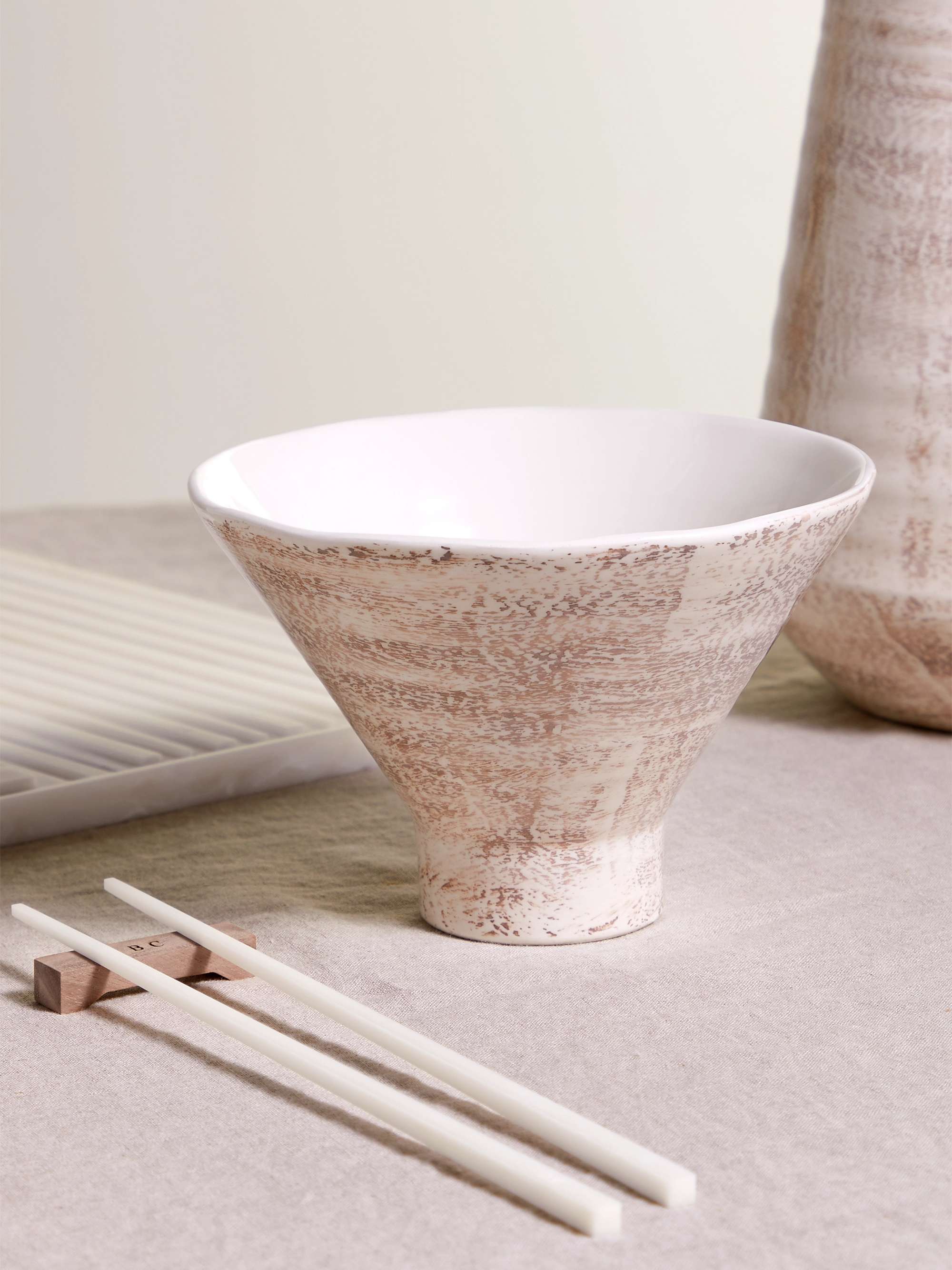 BRUNELLO CUCINELLI Glazed ceramic bowl