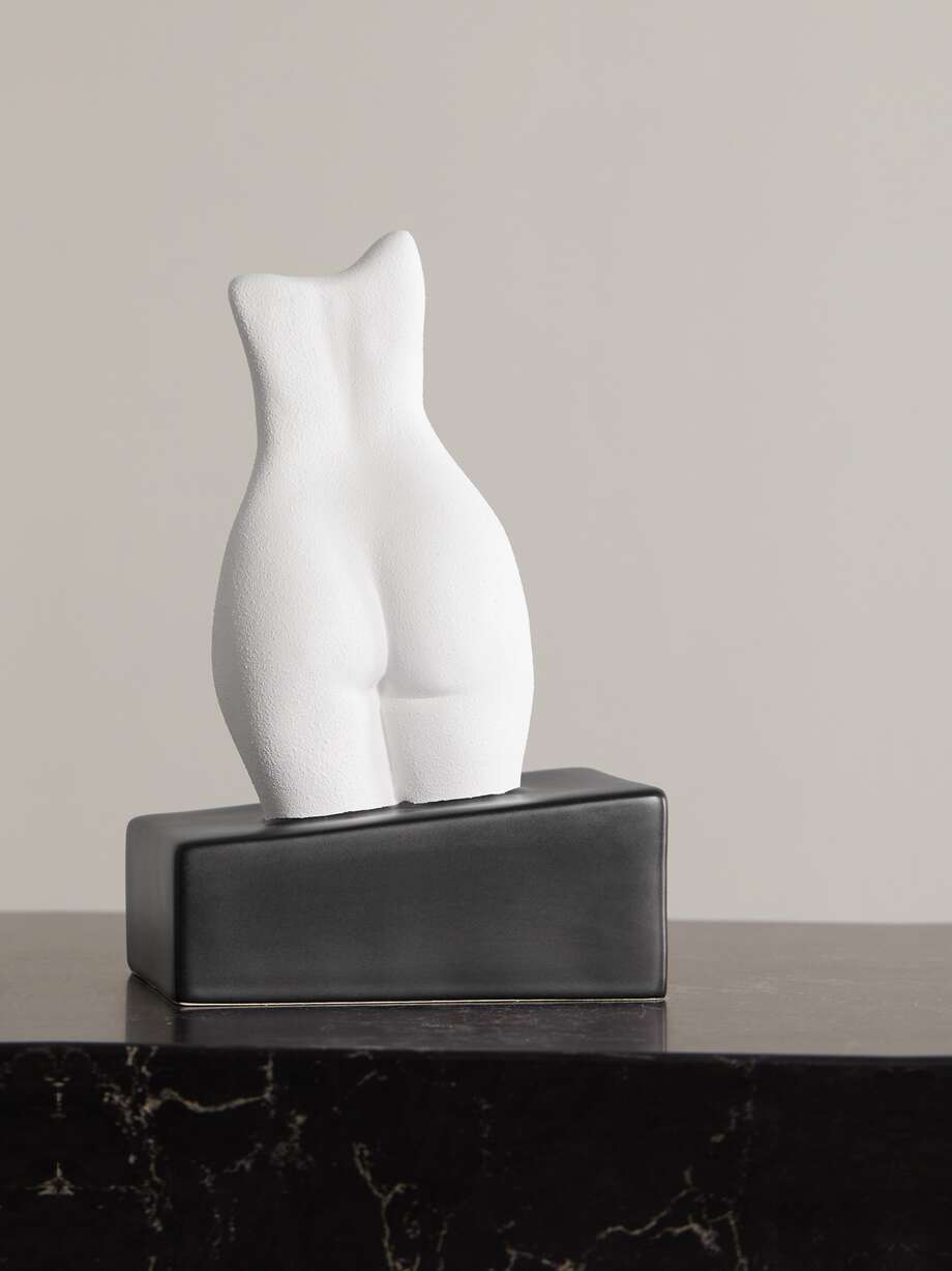 ANISSA KERMICHE Happy (Book) Endings earthenware bookend NETAPORTER