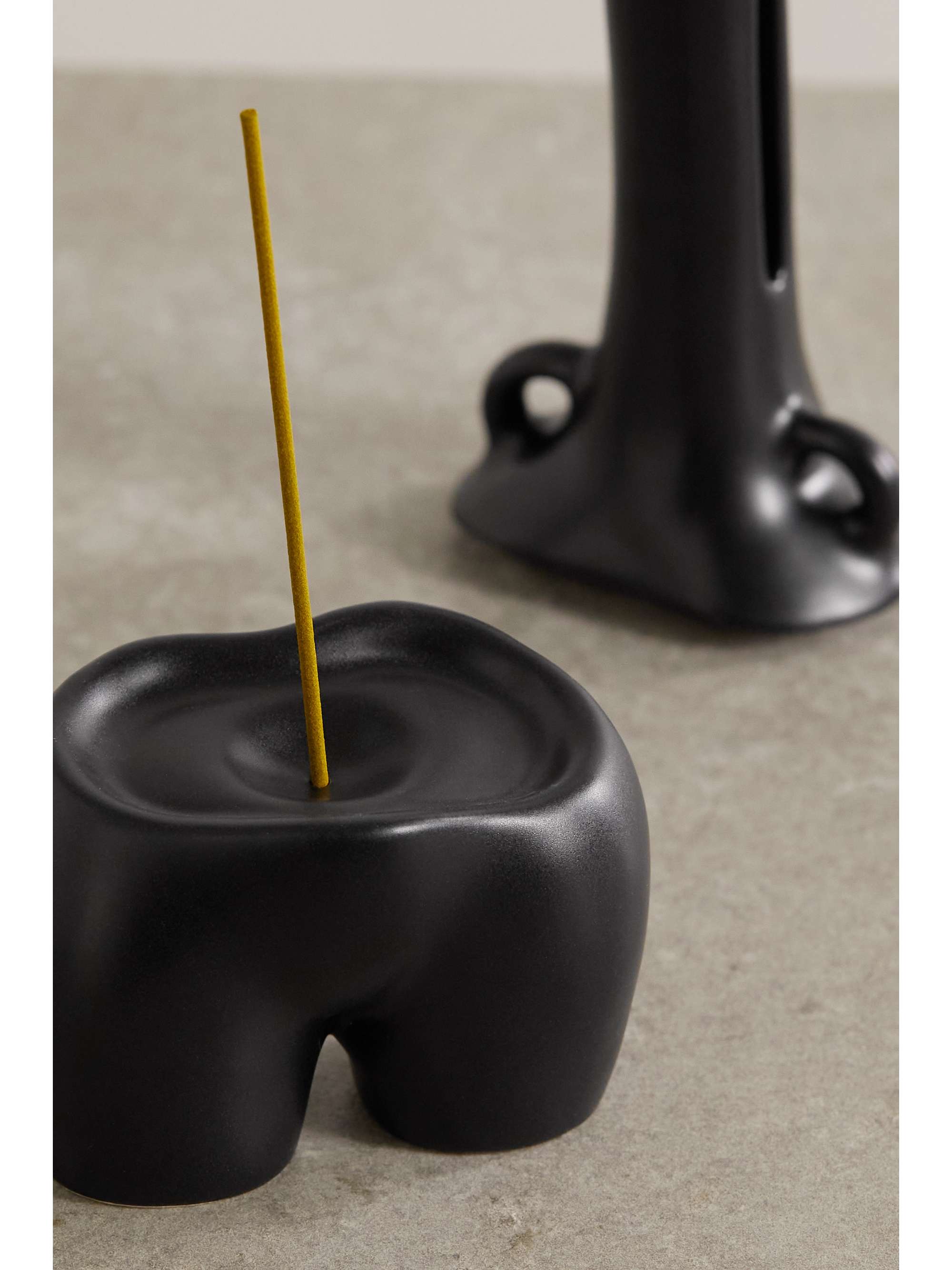 ANISSA KERMICHE Love Handles porcelain incense holder