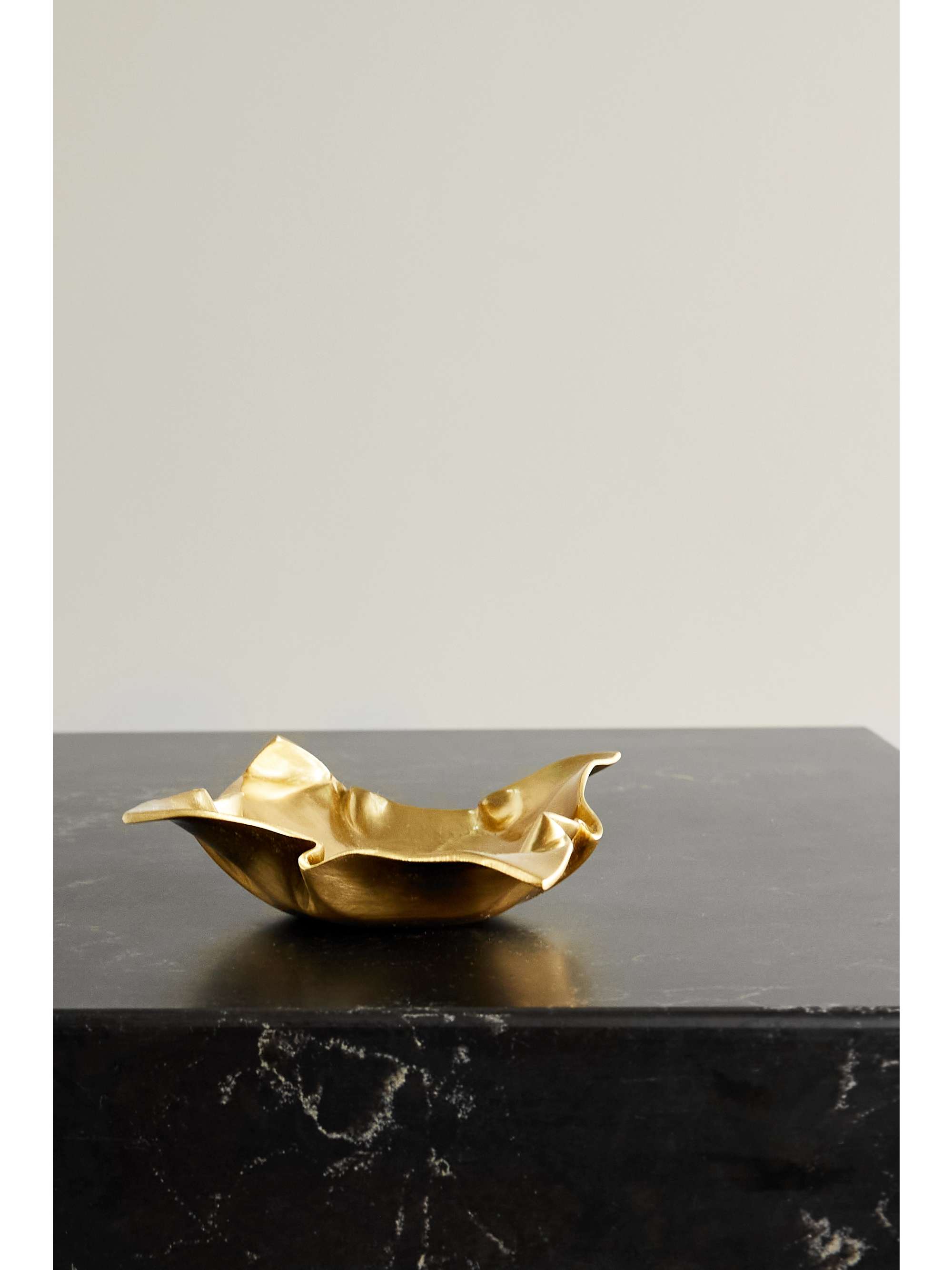 COMPLETEDWORKS Fold gold-tone dish