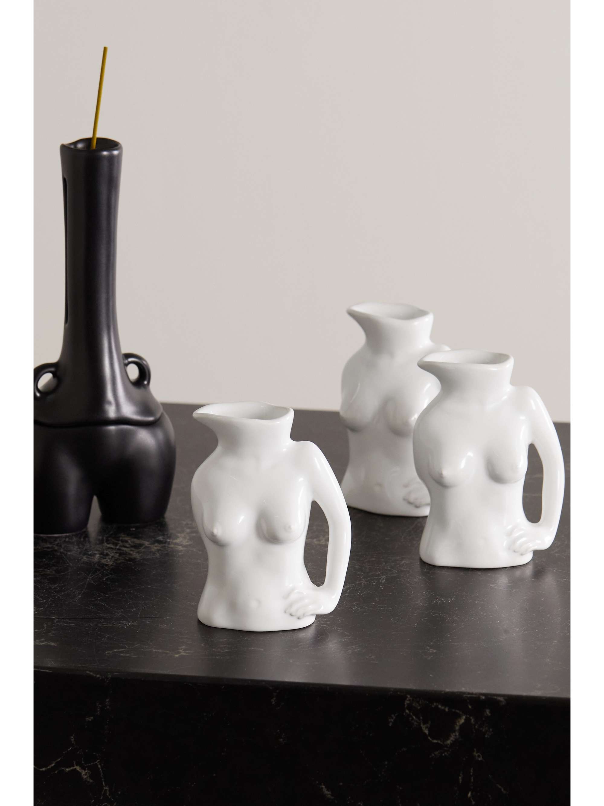 ANISSA KERMICHE Jugs Jug set of three mini ceramic vases