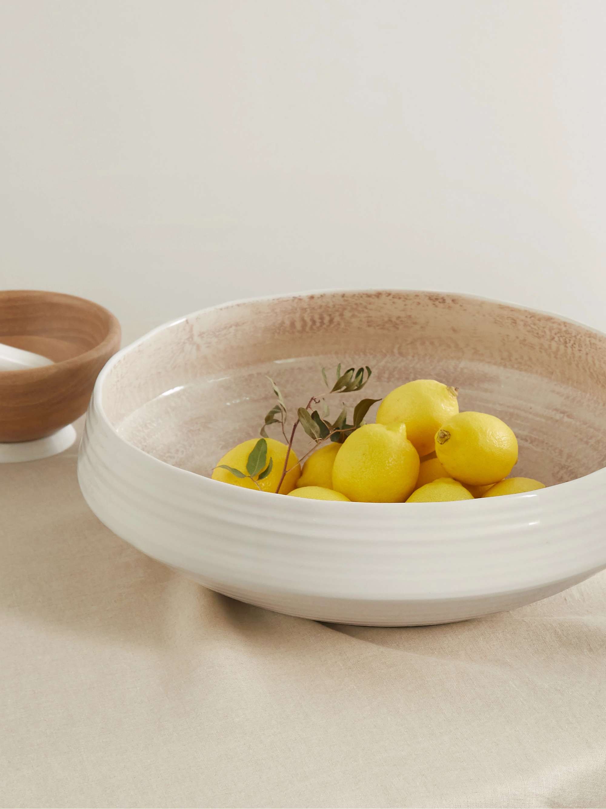 BRUNELLO CUCINELLI Large glazed ceramic bowl