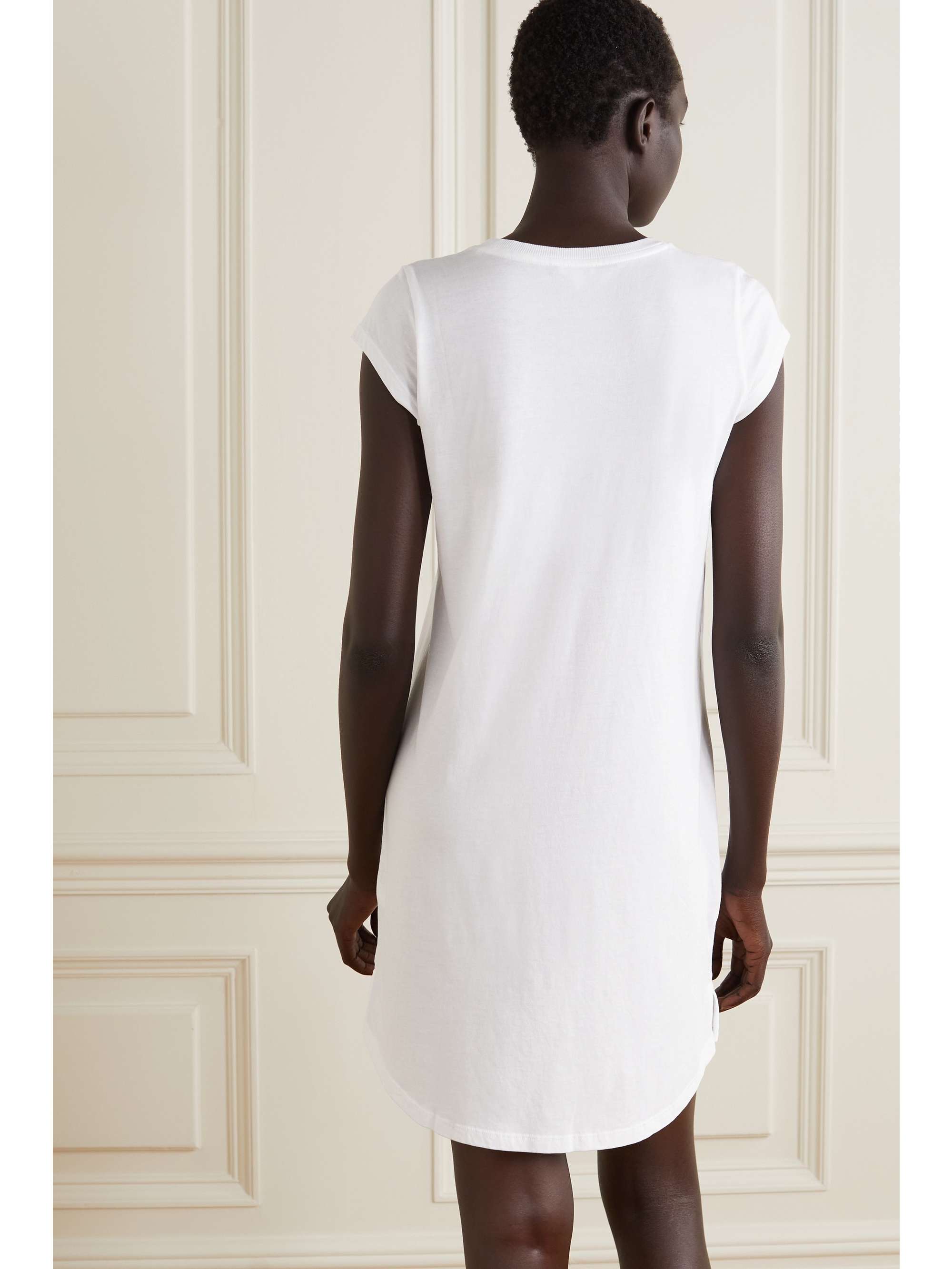SKIN + NET SUSTAIN Carissa organic Pima cotton-jersey nightdress