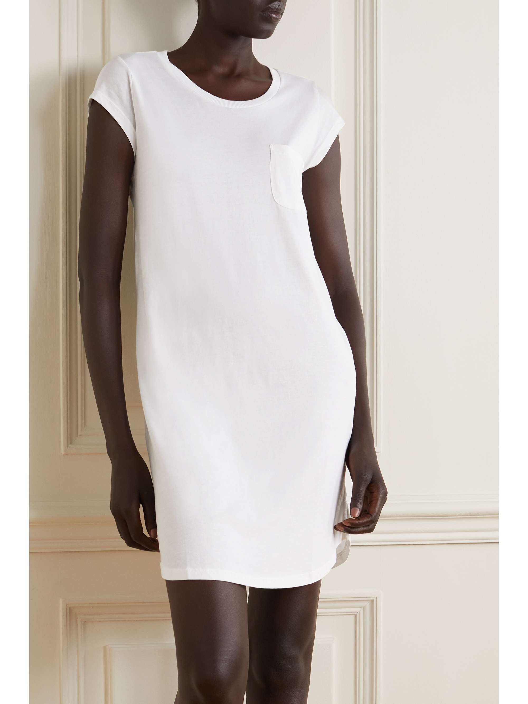 SKIN + NET SUSTAIN Carissa organic Pima cotton-jersey nightdress