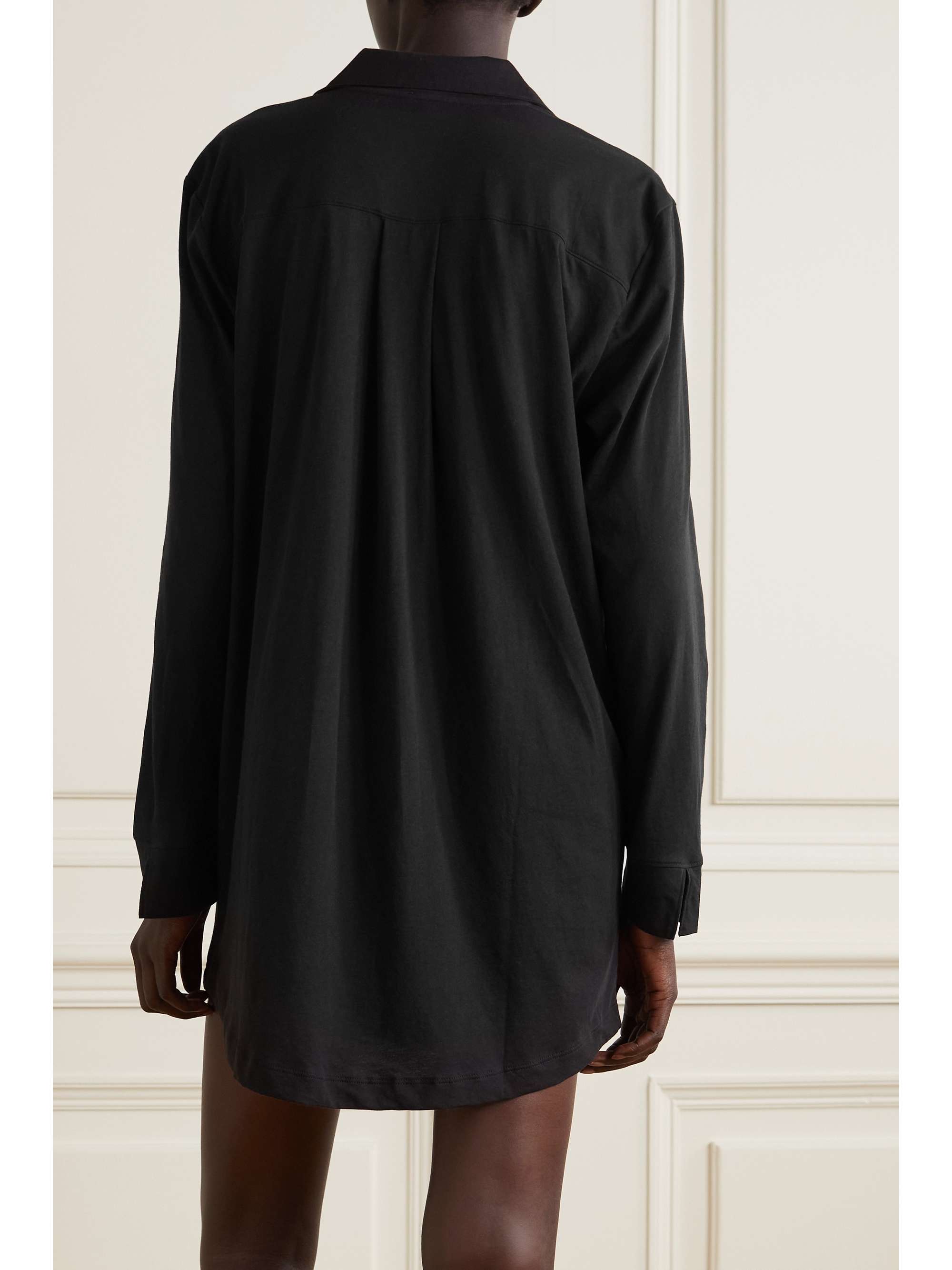 SKIN + NET SUSTAIN Claire organic Pima cotton-jersey nightdress