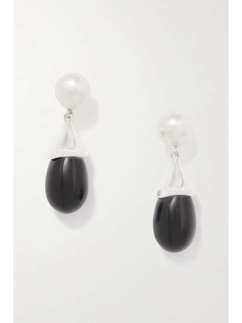Sophie Buhai Audrey Silver, Pearl And Glass Earrings
