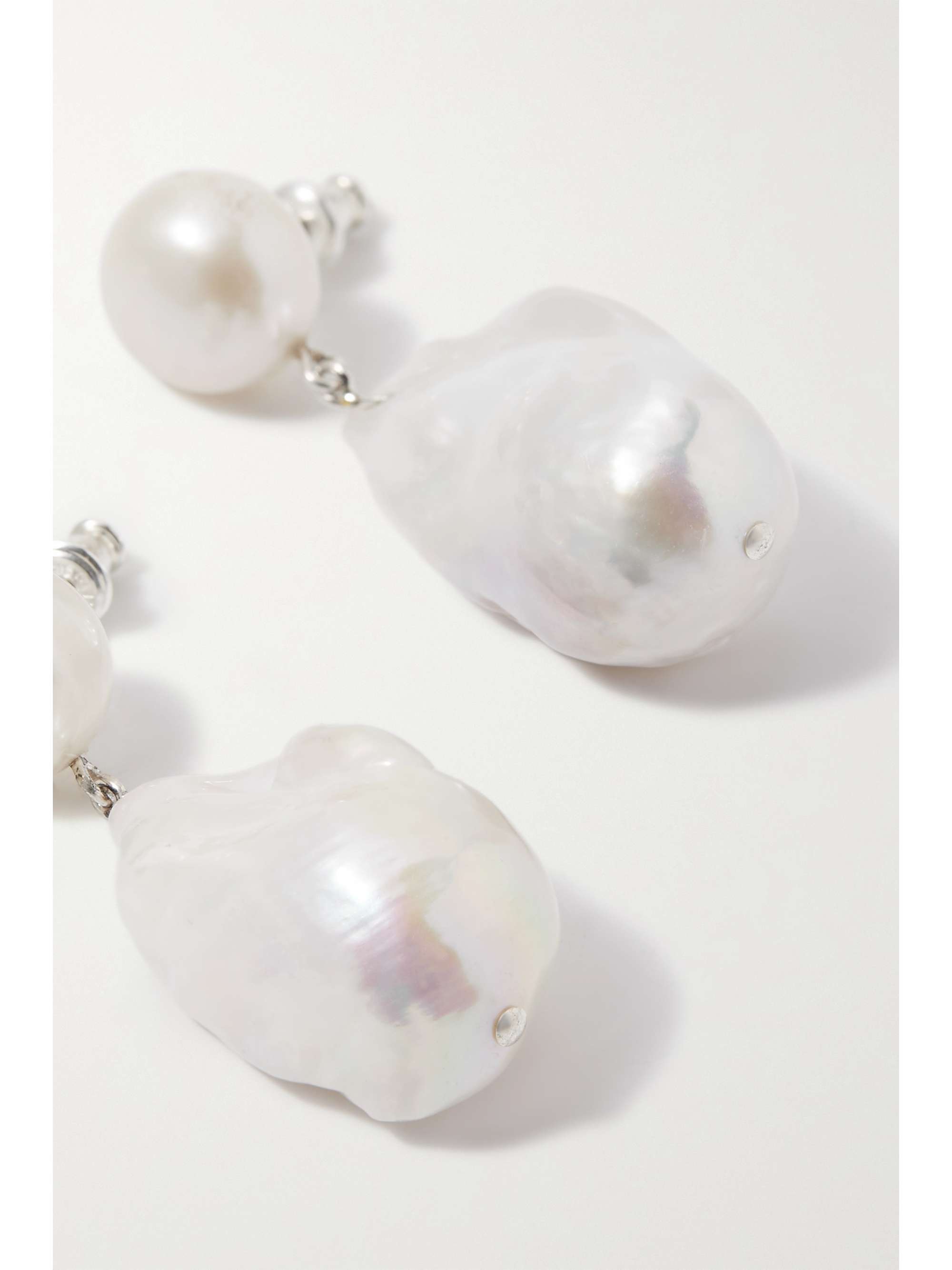 SOPHIE BUHAI Silver pearl earrings