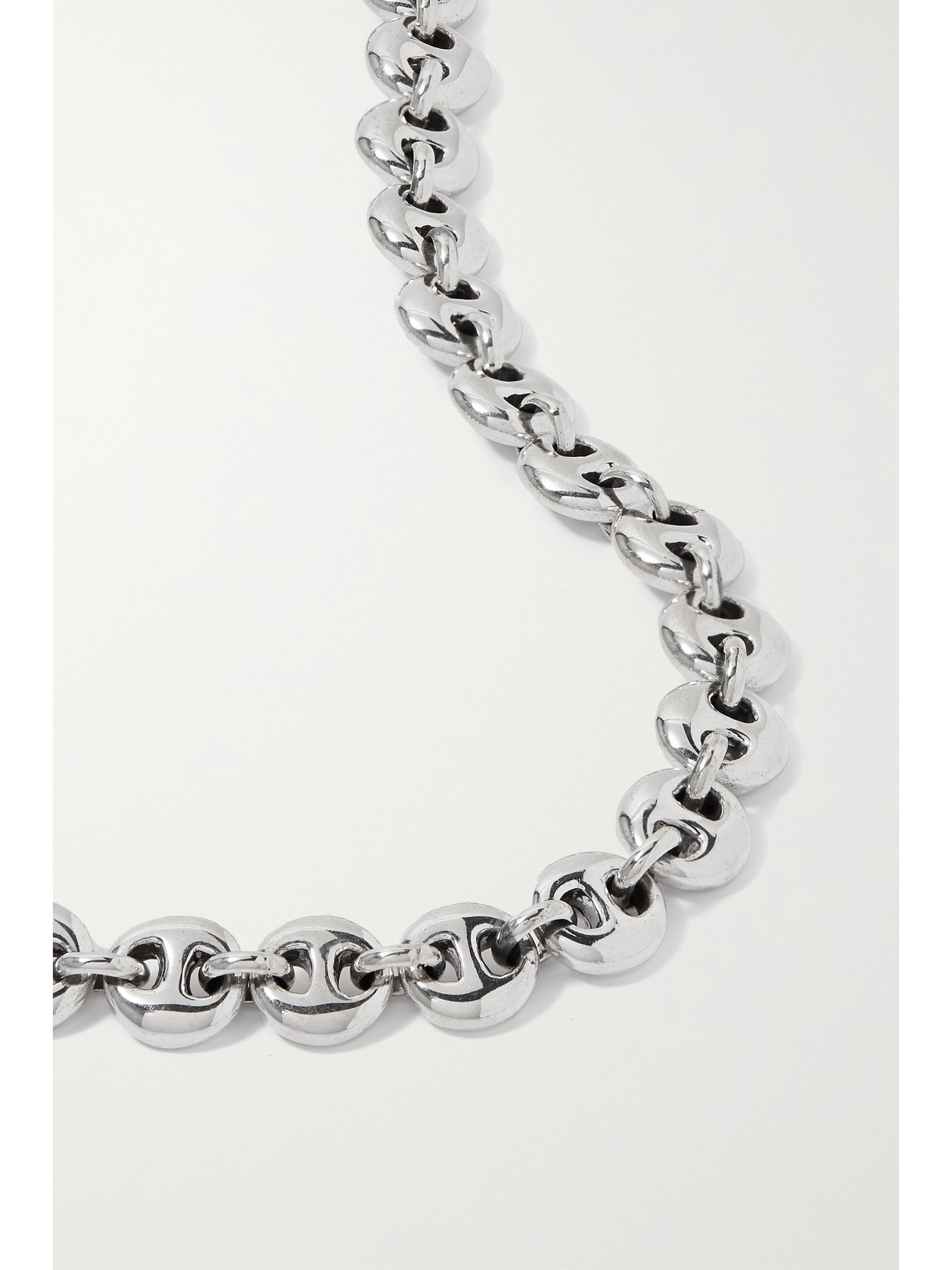 Sophie Buhai Silver Small Circle Link Necklace In Silver