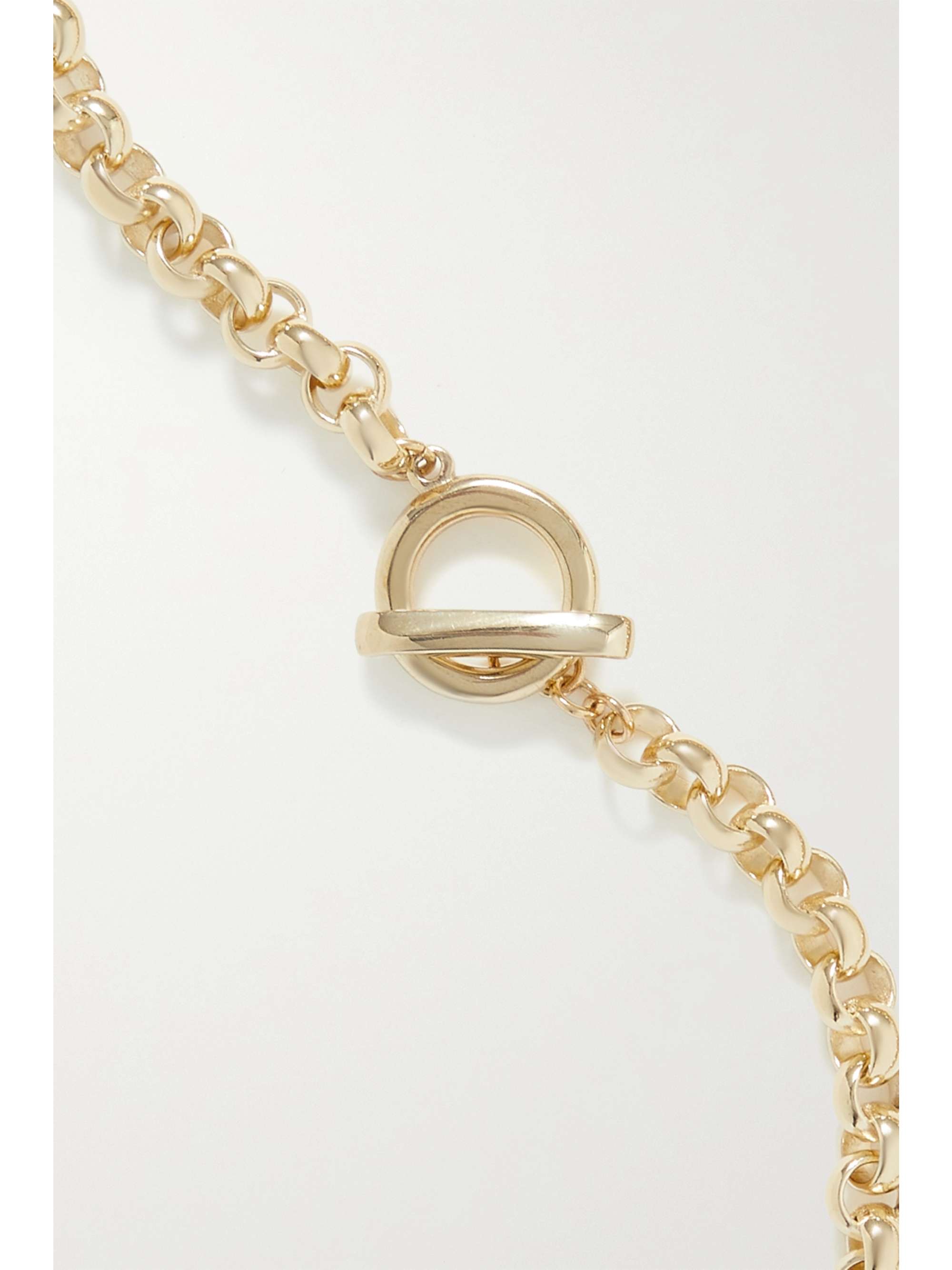 LAURA LOMBARDI + NET SUSTAIN Isa gold-plated necklace