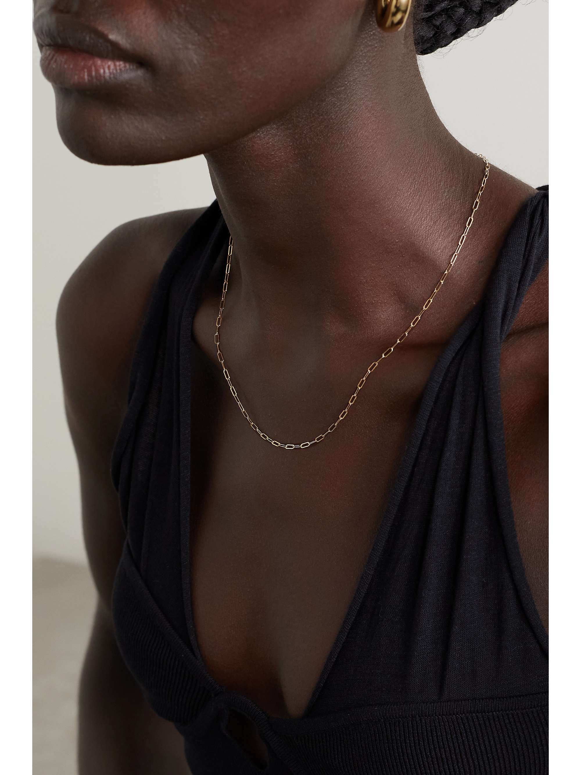LAURA LOMBARDI + NET SUSTAIN gold-plated necklace