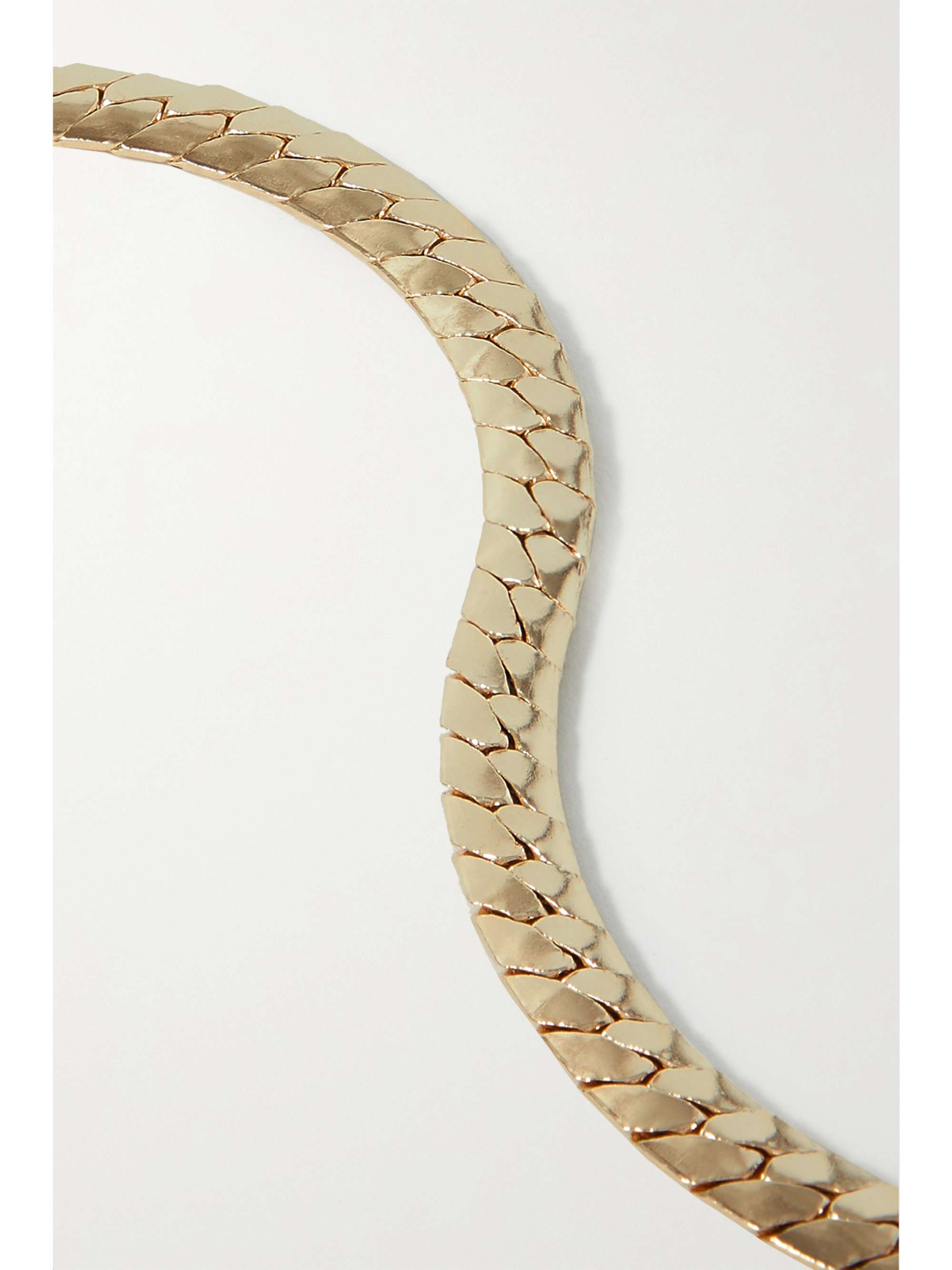 LAURA LOMBARDI + NET SUSTAIN Piatta gold-plated necklace
