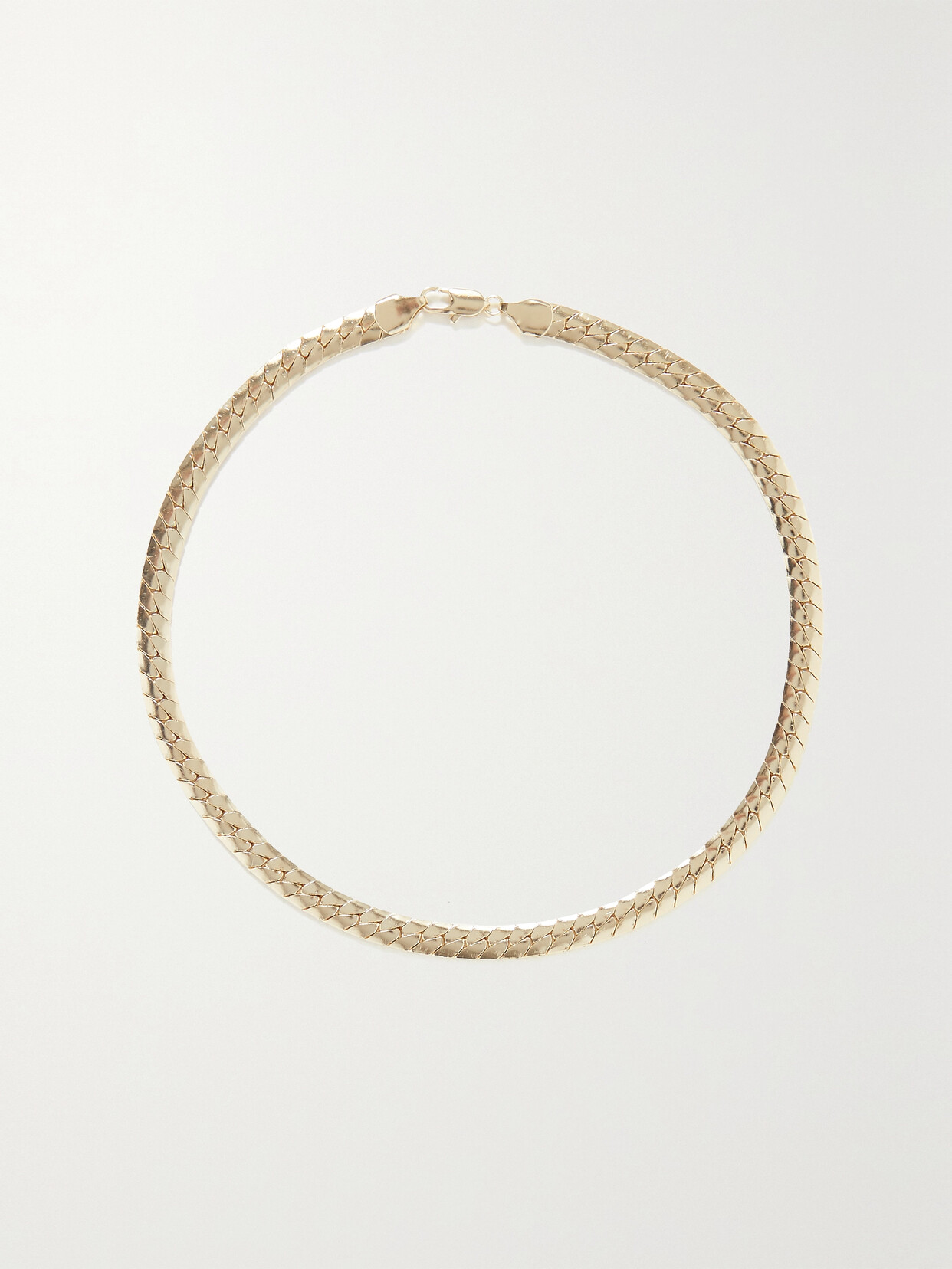 Laura Lombardi - + Net Sustain Piatta Gold-plated Necklace - one size