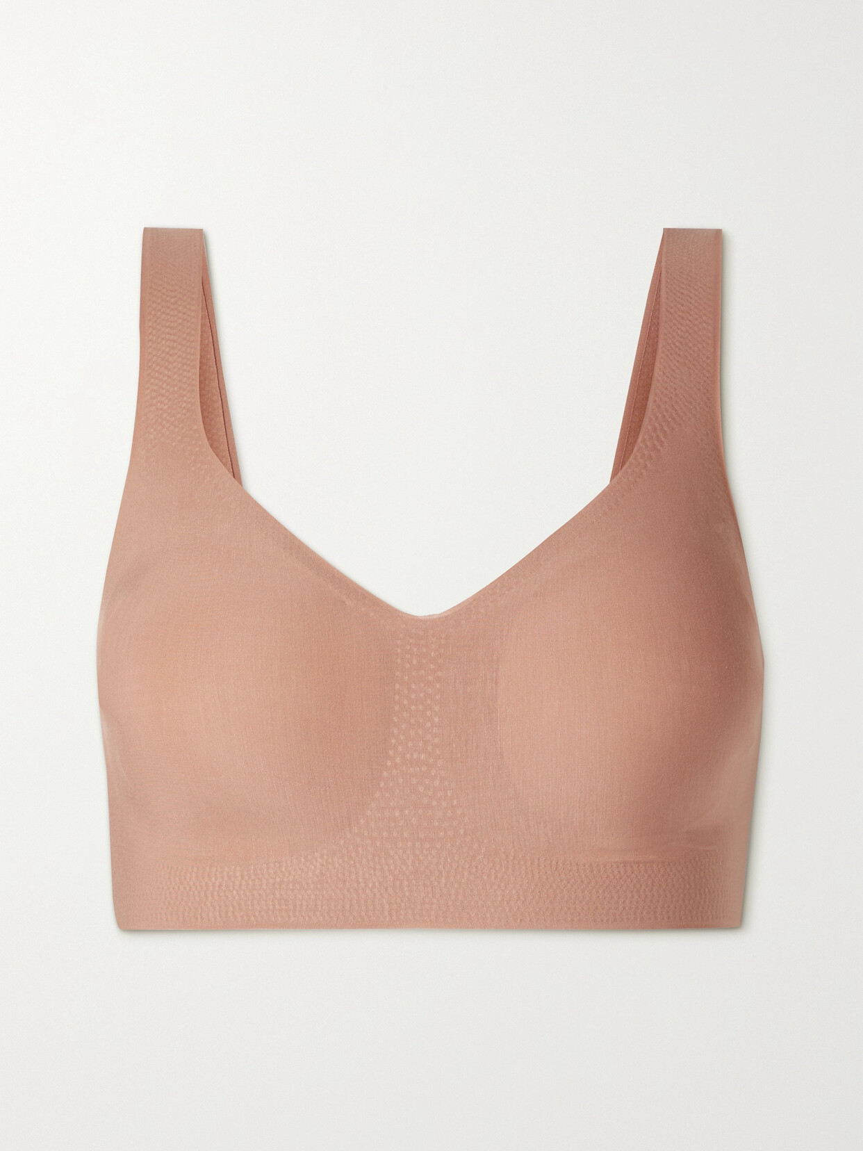 Commando Butter Stretch-micro Modal Soft-cup Bra - Neutrals
